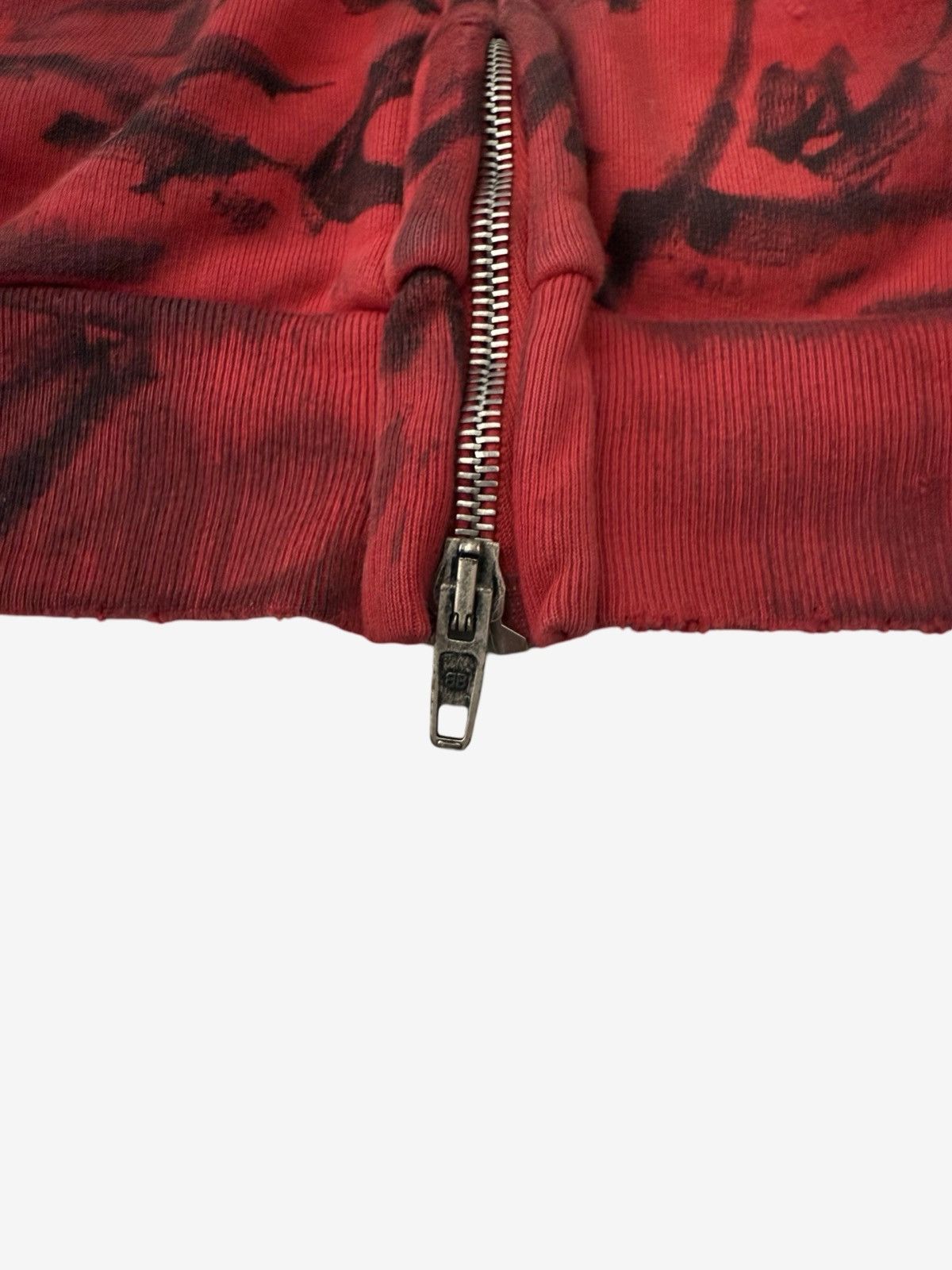 Balenciaga Balenciaga SS23 Red Skate Graffiti Zip Hoodie Sz.S Size US S / EU 44-46 / 1 - 5 Thumbnail
