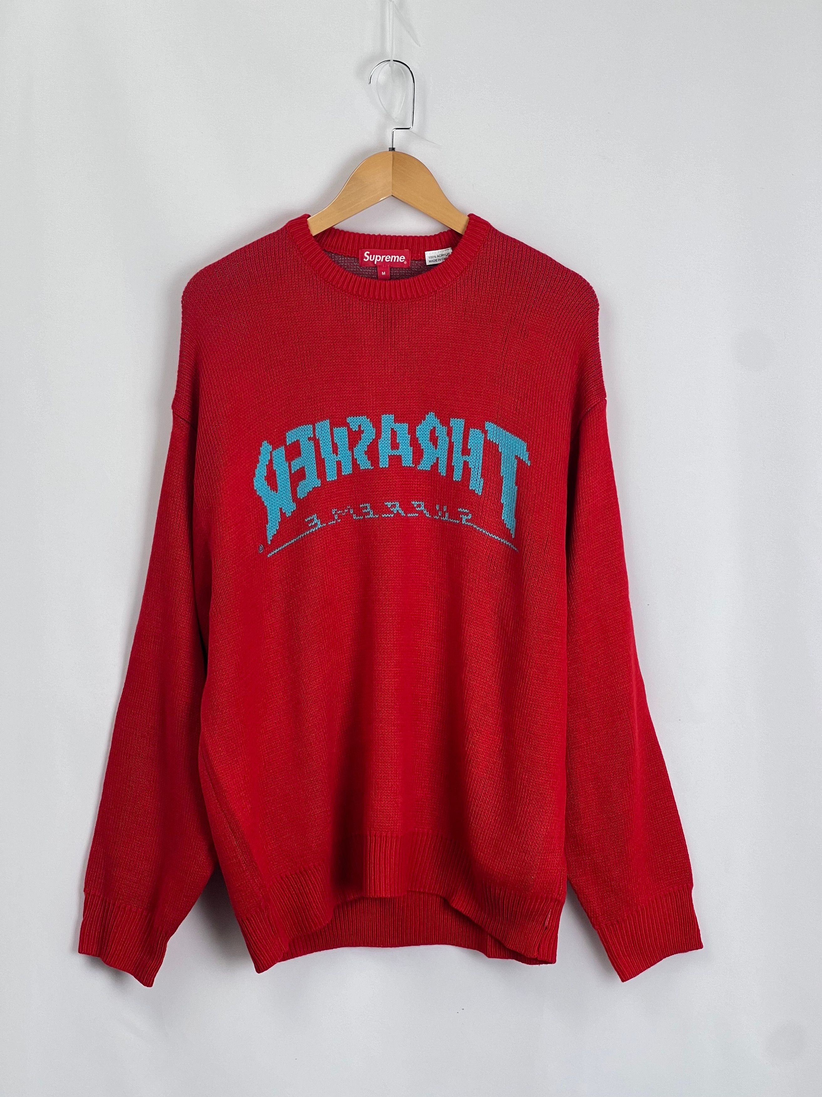 Supreme × Thrasher Brand New* Supreme®/Thrasher® Sweater FW21 Size US M / EU 48-50 / 2 - 4 Thumbnail