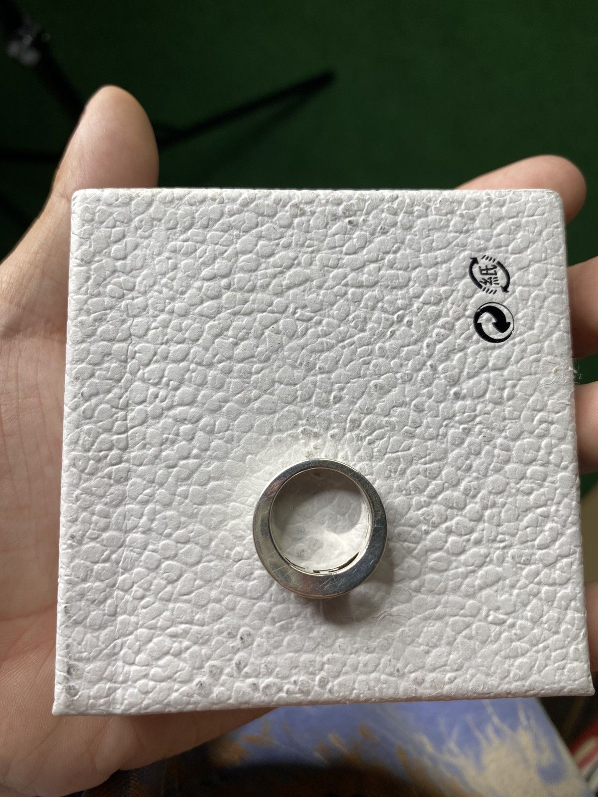 Gucci Gucci GG Silver Ring Sterling Silver Preowned Size 4.5 Size ONE SIZE - 6 Thumbnail