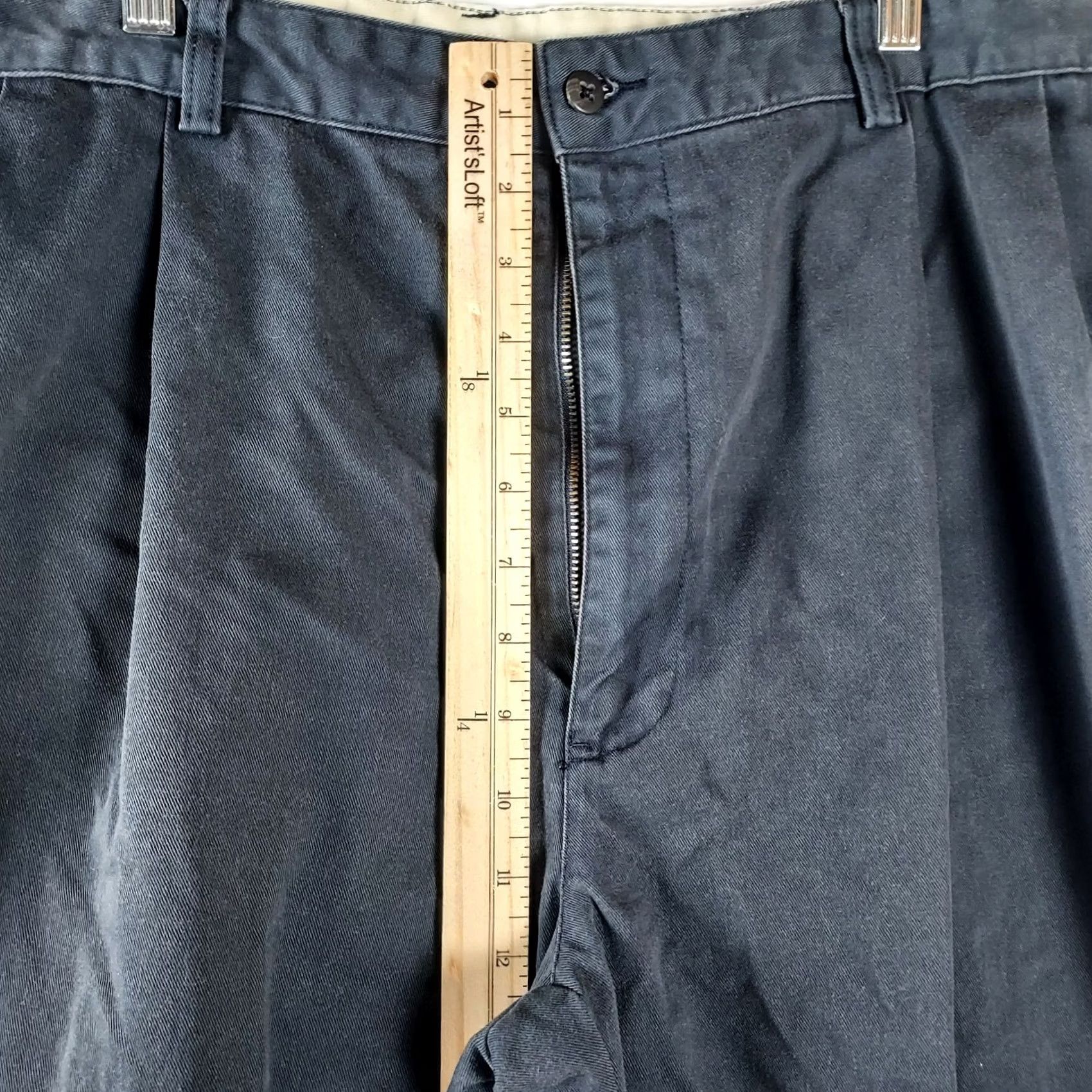 Polo Ralph Lauren Ralph Lauren Polo Chino Pants Men’s 38x29 Pleated Front Classic Fit Cotton Navy Size US M / EU 48-50 / 2 - 6 Thumbnail