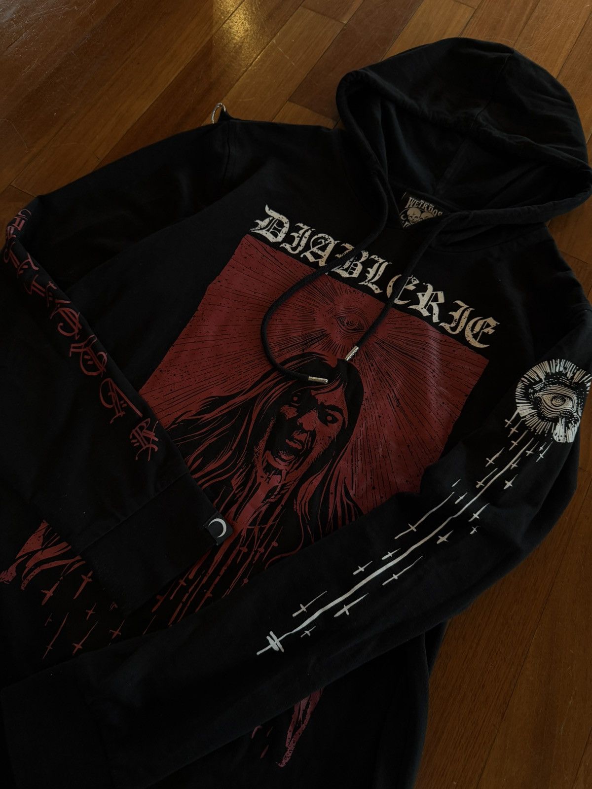 Killstar Killstar “Diablerie” Hoodie – Black – Gothic Graphic Size US L / EU 52-54 / 3 - 5 Thumbnail