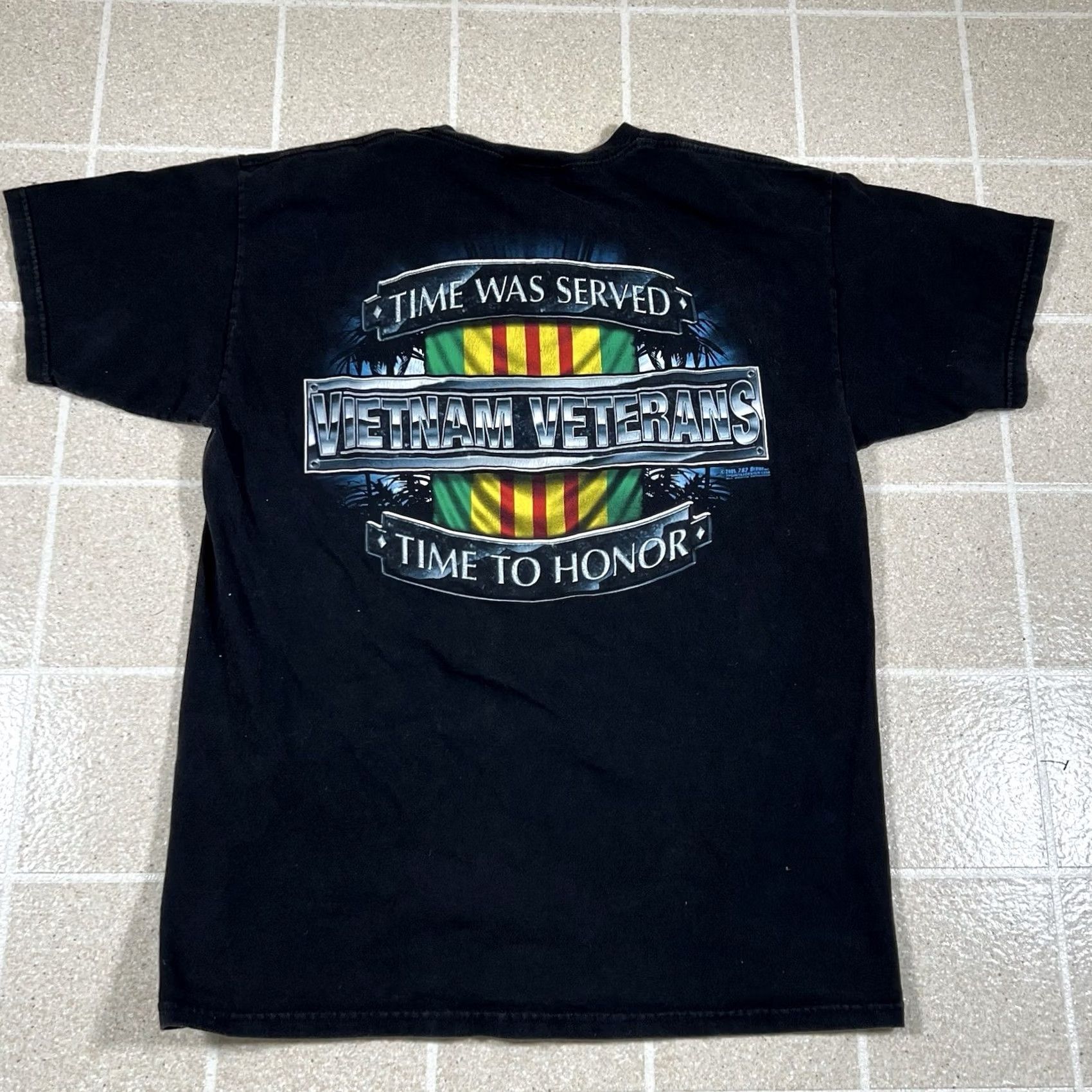Vintage VINTAGE 7.62 Design Army T-Shirt L Black Mens Military Tshirt Size Large Size US L / EU 52-54 / 3 - 2 Thumbnail