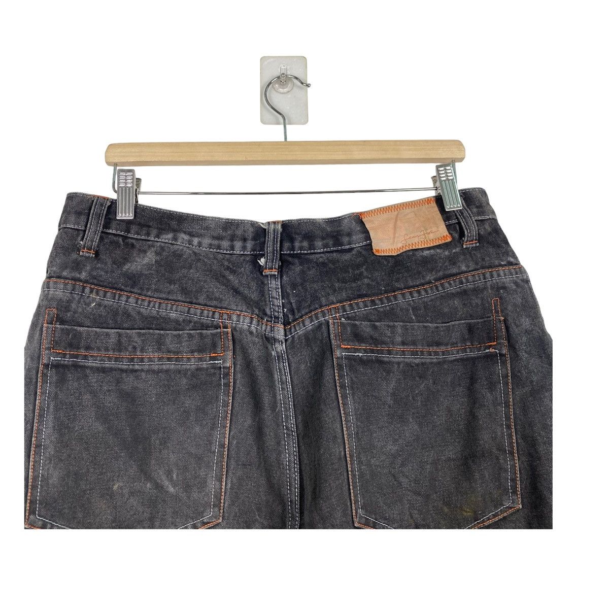 Sean John × Vintage 💥90s SEAN JOHN PAINTER JEAN DENIM STREETWEAR Size US 34 / EU 50 - 10 Thumbnail