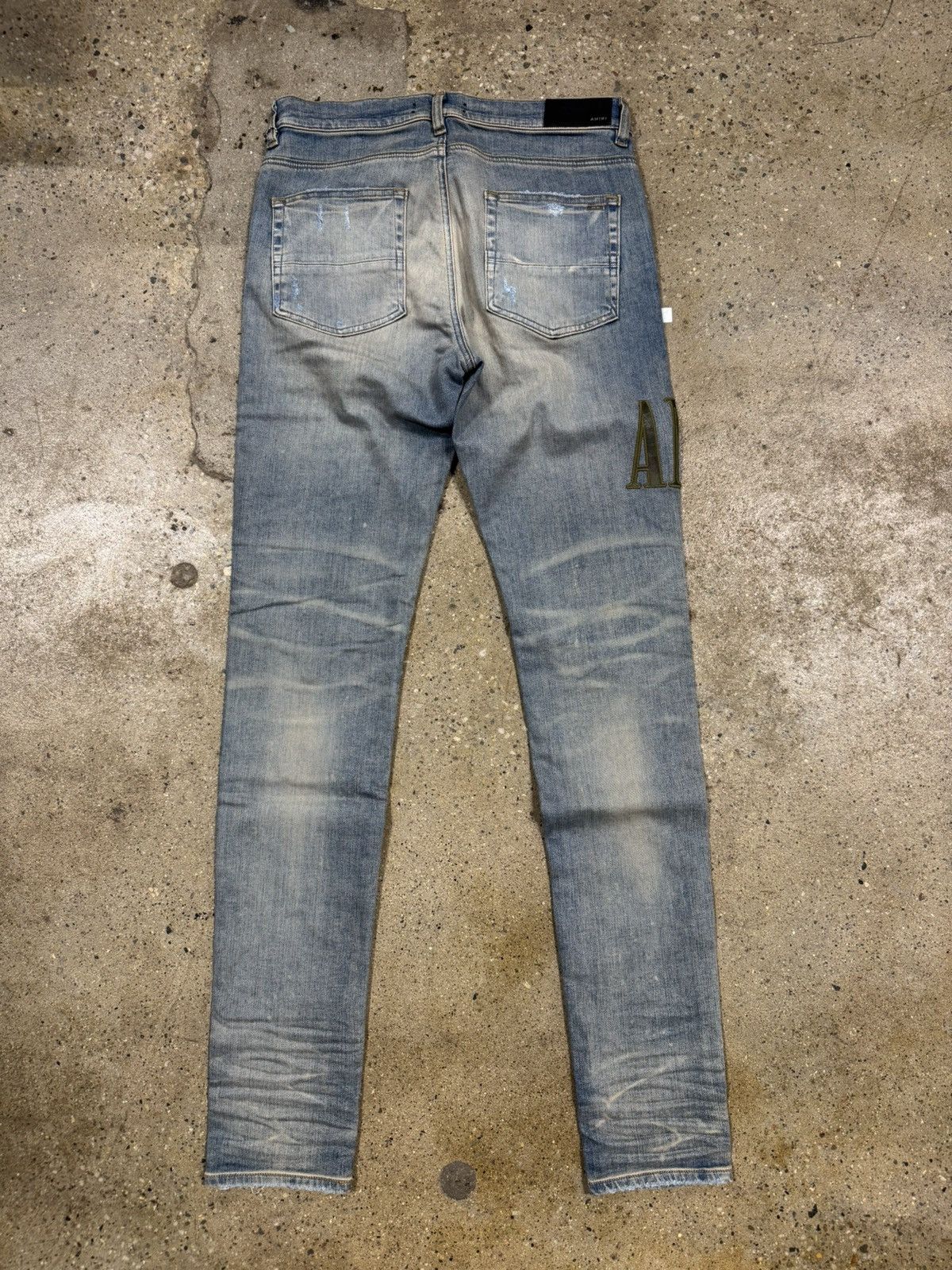 Amiri Amiri Core Appliqué Logo Jeans NEW 1300$ Size US 38 / EU 54 - 4 Thumbnail