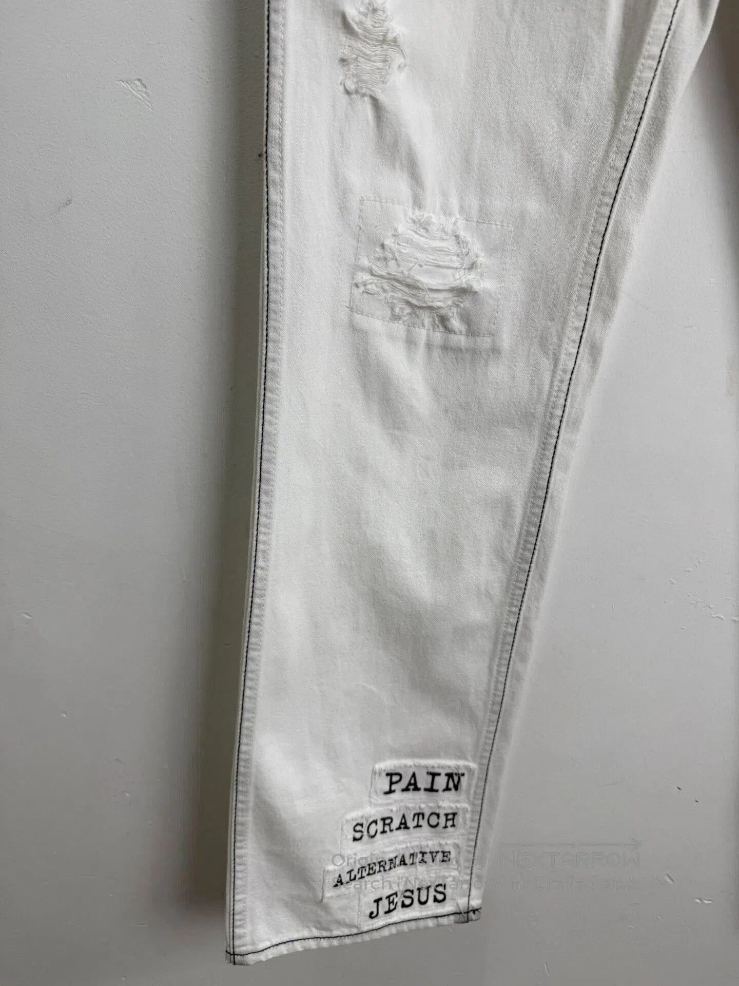 Comme des Garcons Homme Plus Number (n)ine 01SS Patchwork Denim Pants. Size US 28 / EU 44 - 5 Thumbnail