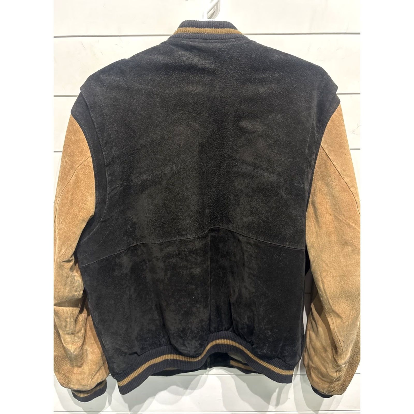 Ford VINTAGE North Crest FORD BRONCO Sport Truck Leather Bomber Jacket Coat Western Mens XL Jacket Size US XL / EU 56 / 4 - 7 Thumbnail
