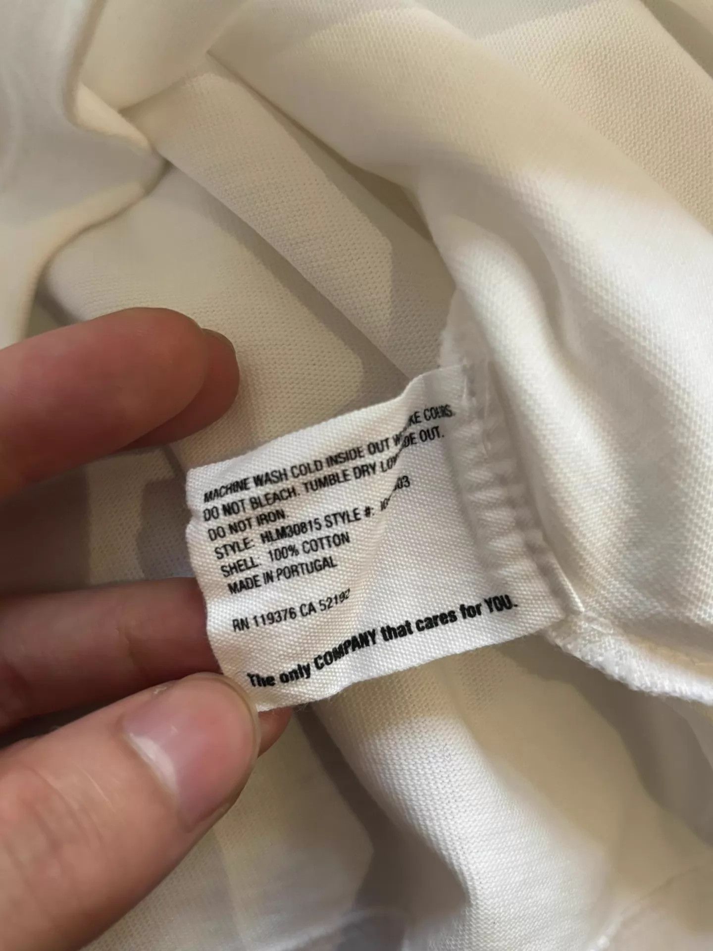Helmut Lang Helmut Lang Slogan Long Sleeve T-Shirt S Size US S / EU 44-46 / 1 - 6 Thumbnail