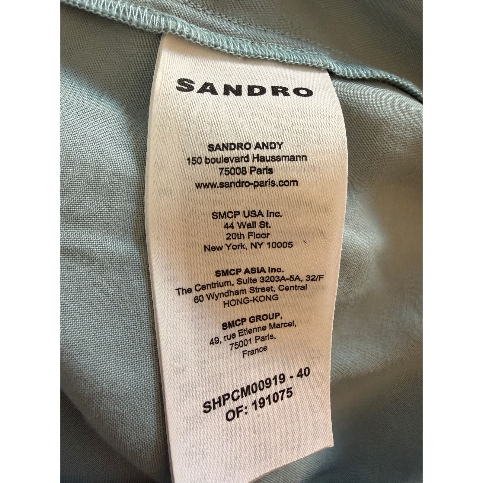 Sandro Sandro NWT SS24 Floaty Long Sleeves Shirt Size US L / EU 52-54 / 3 - 4 Thumbnail