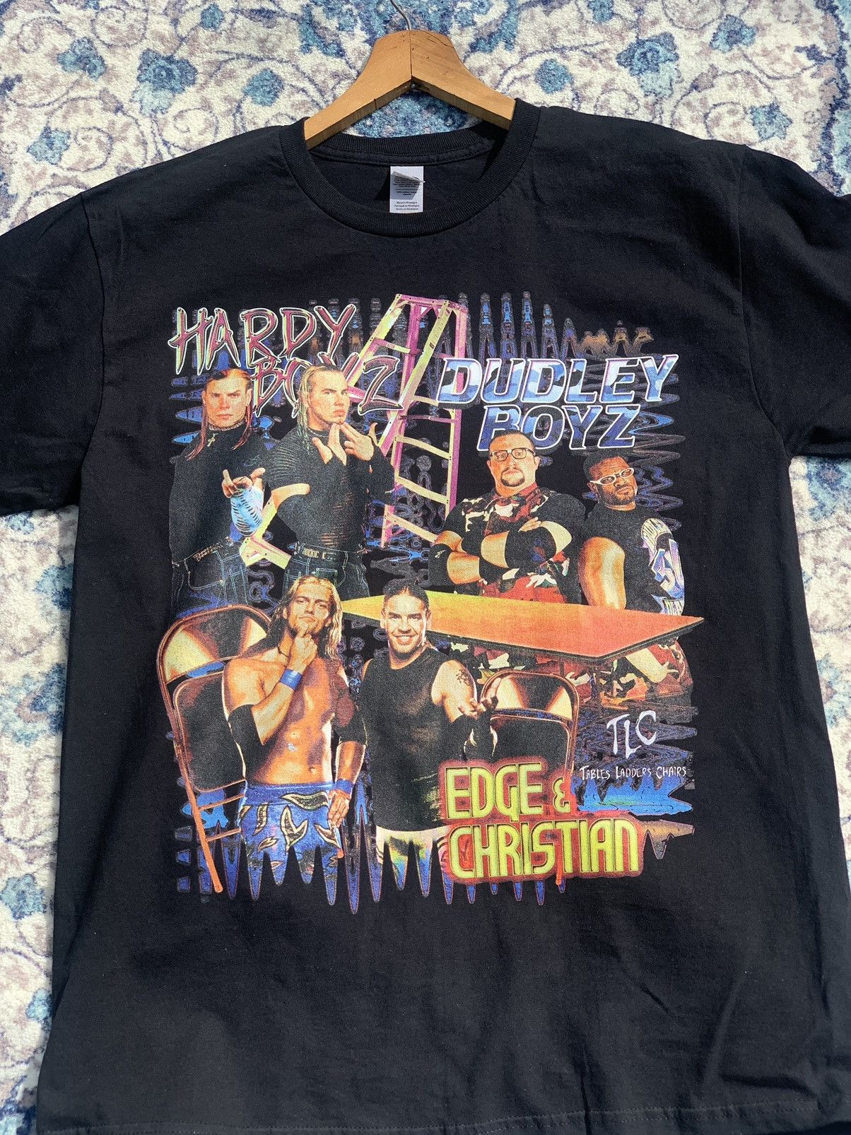 Streetwear × WWE × WWF WWF Dudley Boyz Hardy Boyz Edge & Christian ...