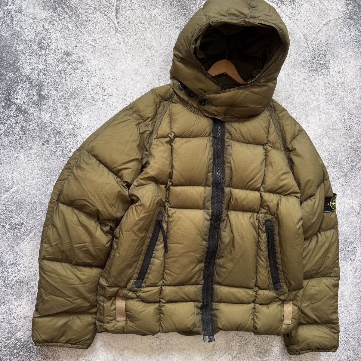 Stone Island Opaque Nylon Tela Goose Down Jacket AW2006
