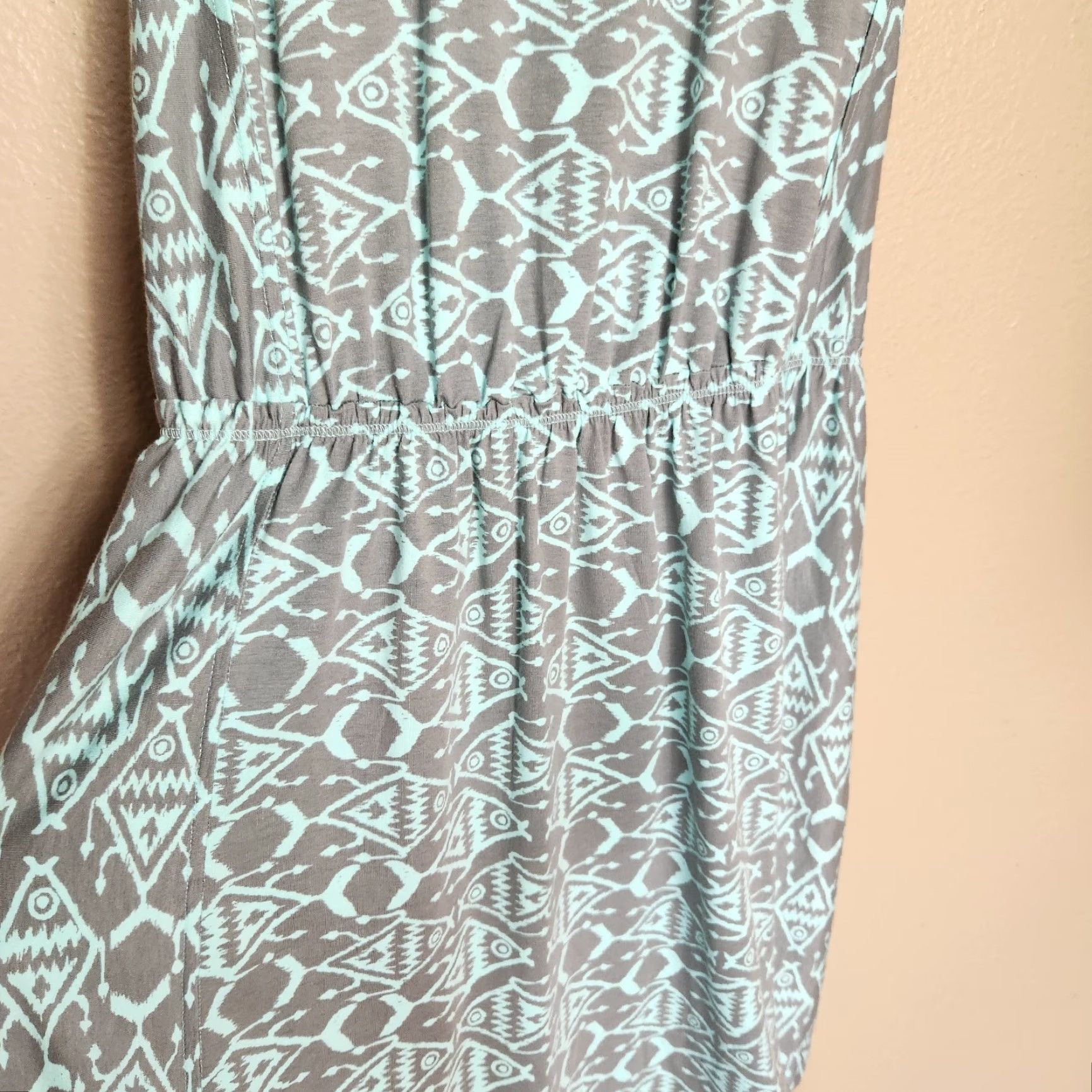 Patagonia Patagonia Worn Wear West Ashley Drifter Gray Ikat Fish Tank Dress S Womens Shirt? Size S / US 4 / IT 40 - 3 Thumbnail