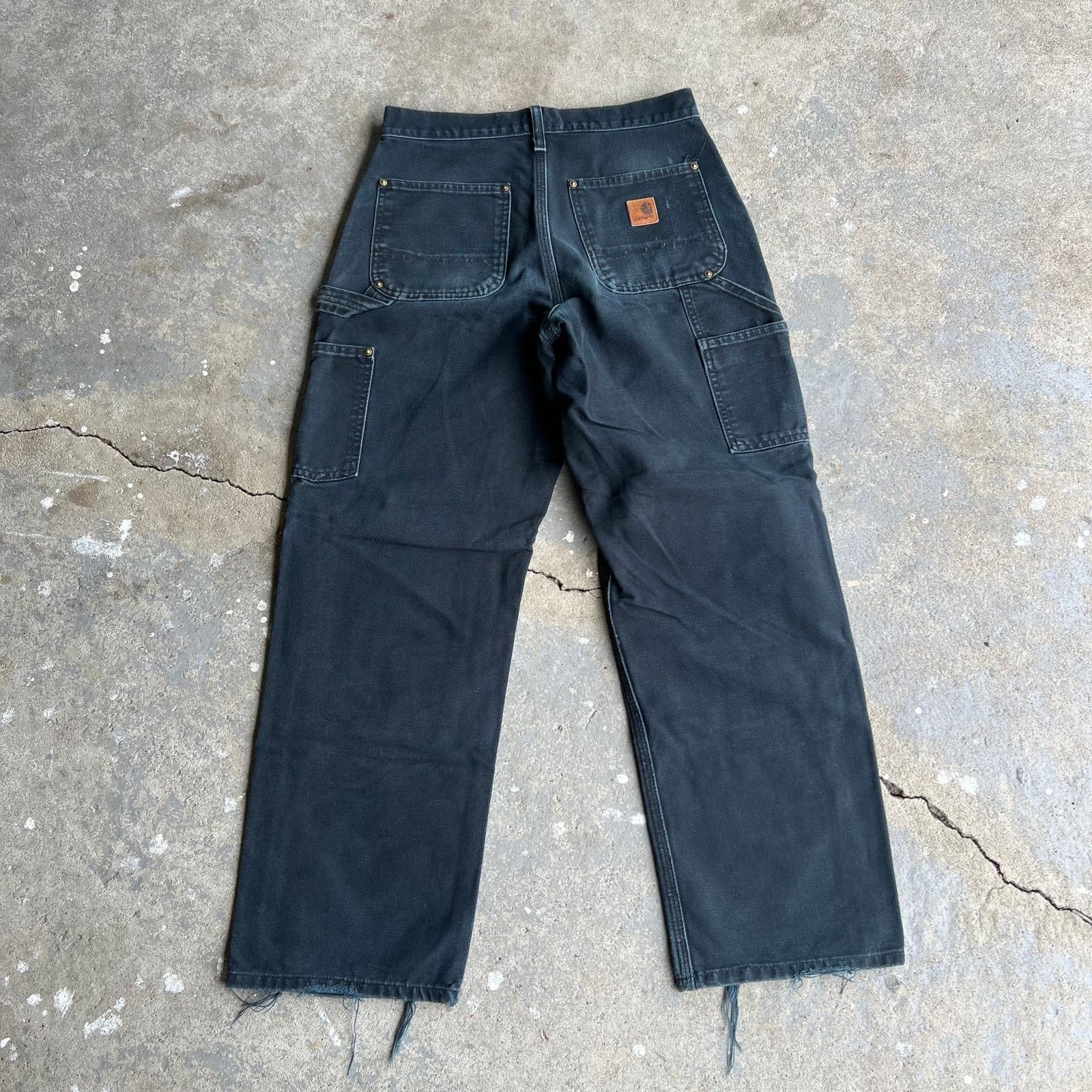 Carhartt × Vintage Vintage carhartt black double knee work wear carpenter pants Size US 28 / EU 44 - 5 Thumbnail