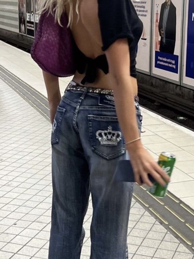 Victoria Beckham RARE VICTORIA BECKHAM FLARE JEANS Y2K If six was nine style Size 27" / US 4 / IT 40 - 5 Thumbnail