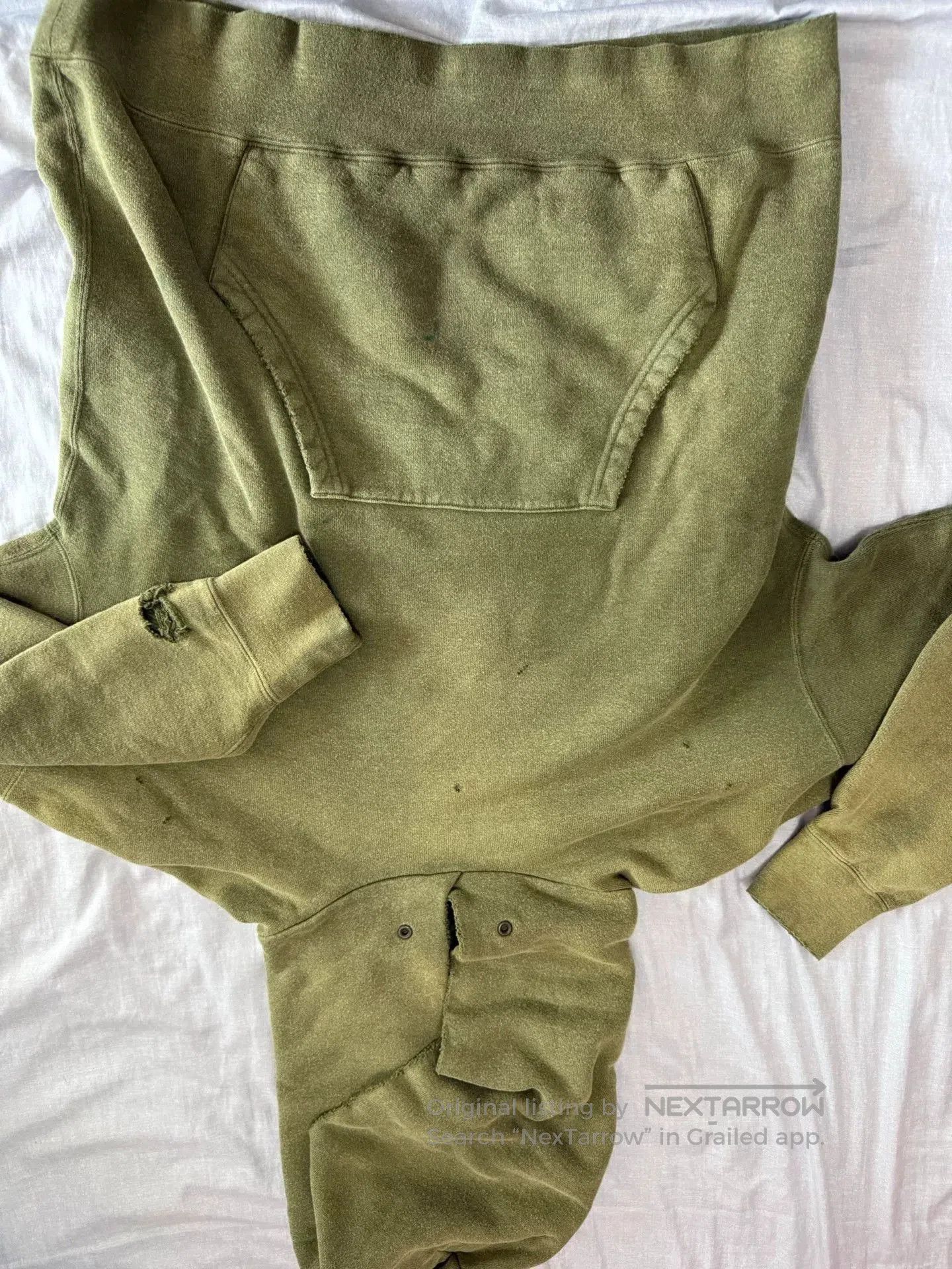 Visvim visvim 22AW JUMBO Olive Green Hoodie. Size US S / EU 44-46 / 1 - 1 Thumbnail