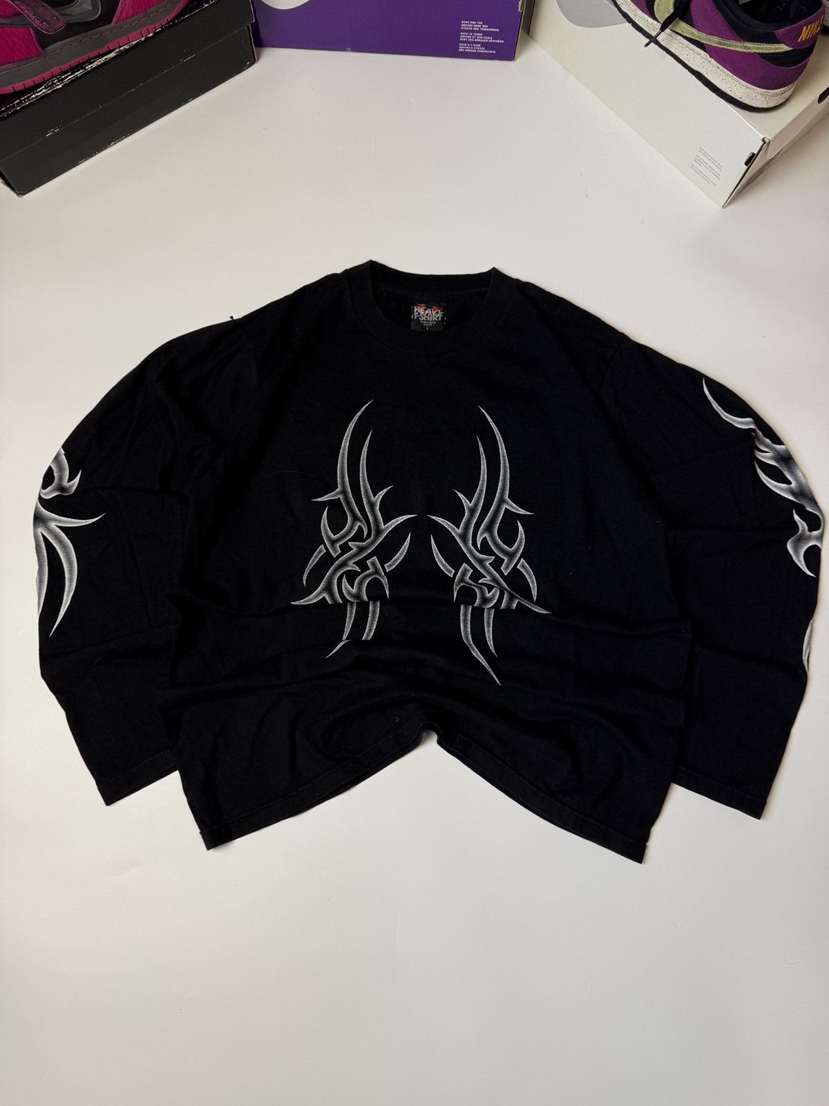 Affliction × Vintage Long sleeve Affliction sk8 opium y2k Size US L / EU 52-54 / 3 - 4 Thumbnail