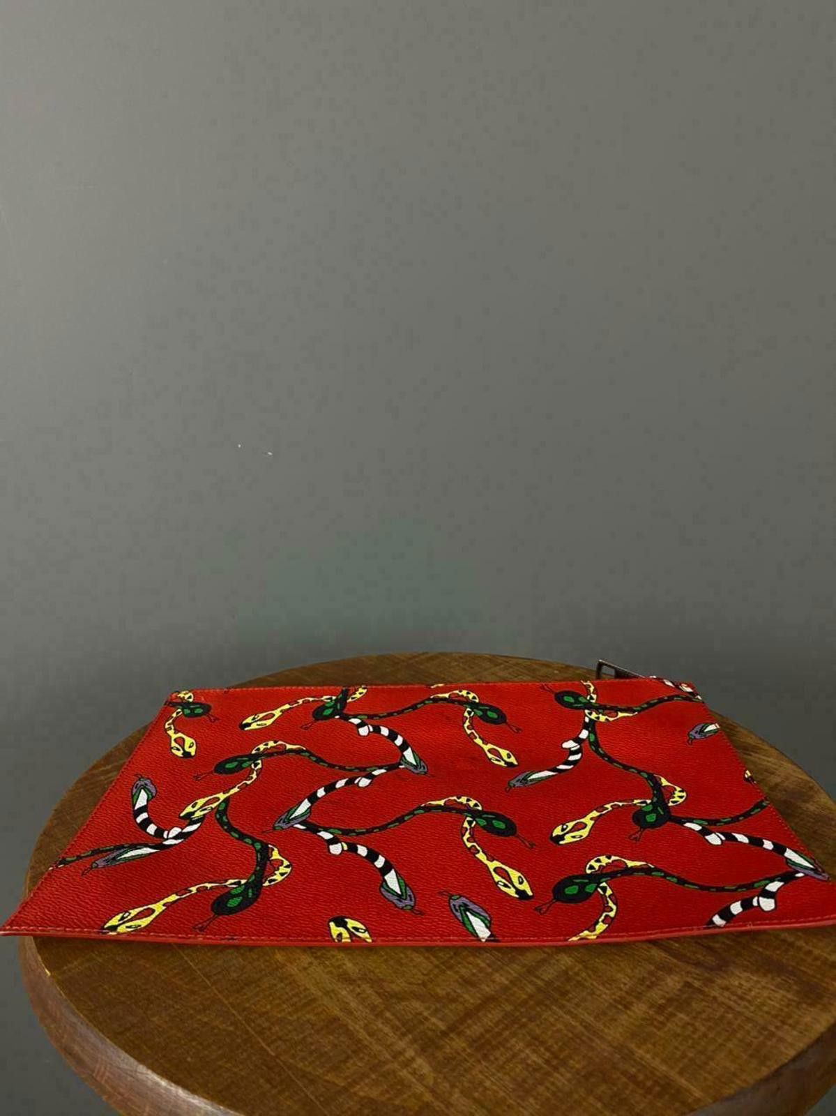 Designer Ladies Bimba Y Lola Red Snakes Print Clutch Bag Size ONE SIZE - 3 Thumbnail
