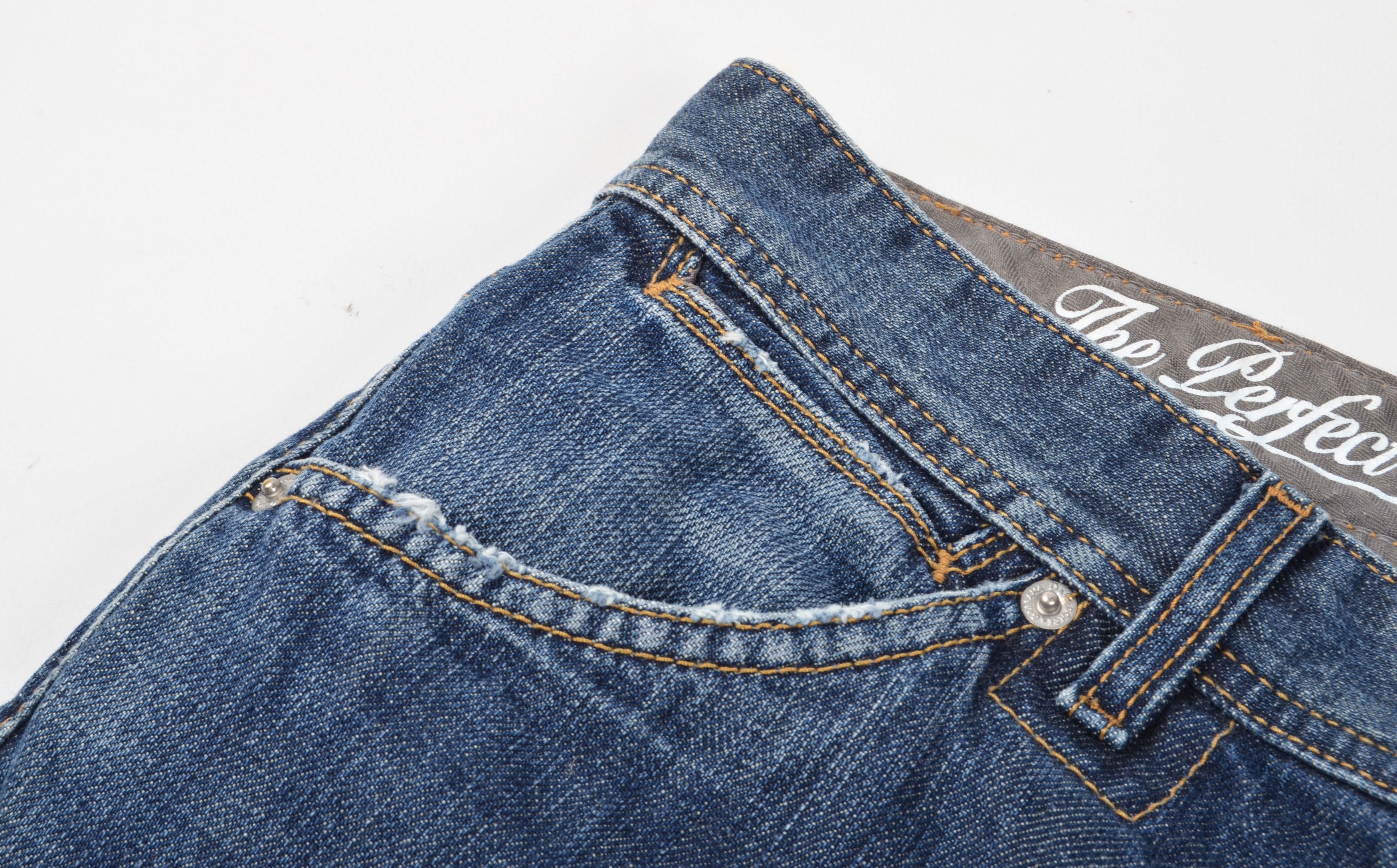 Dolce & Gabbana Dolce & Gabbana Power Vintage Distressed Straight Leg Jeans Size US 34 / EU 50 - 6 Thumbnail