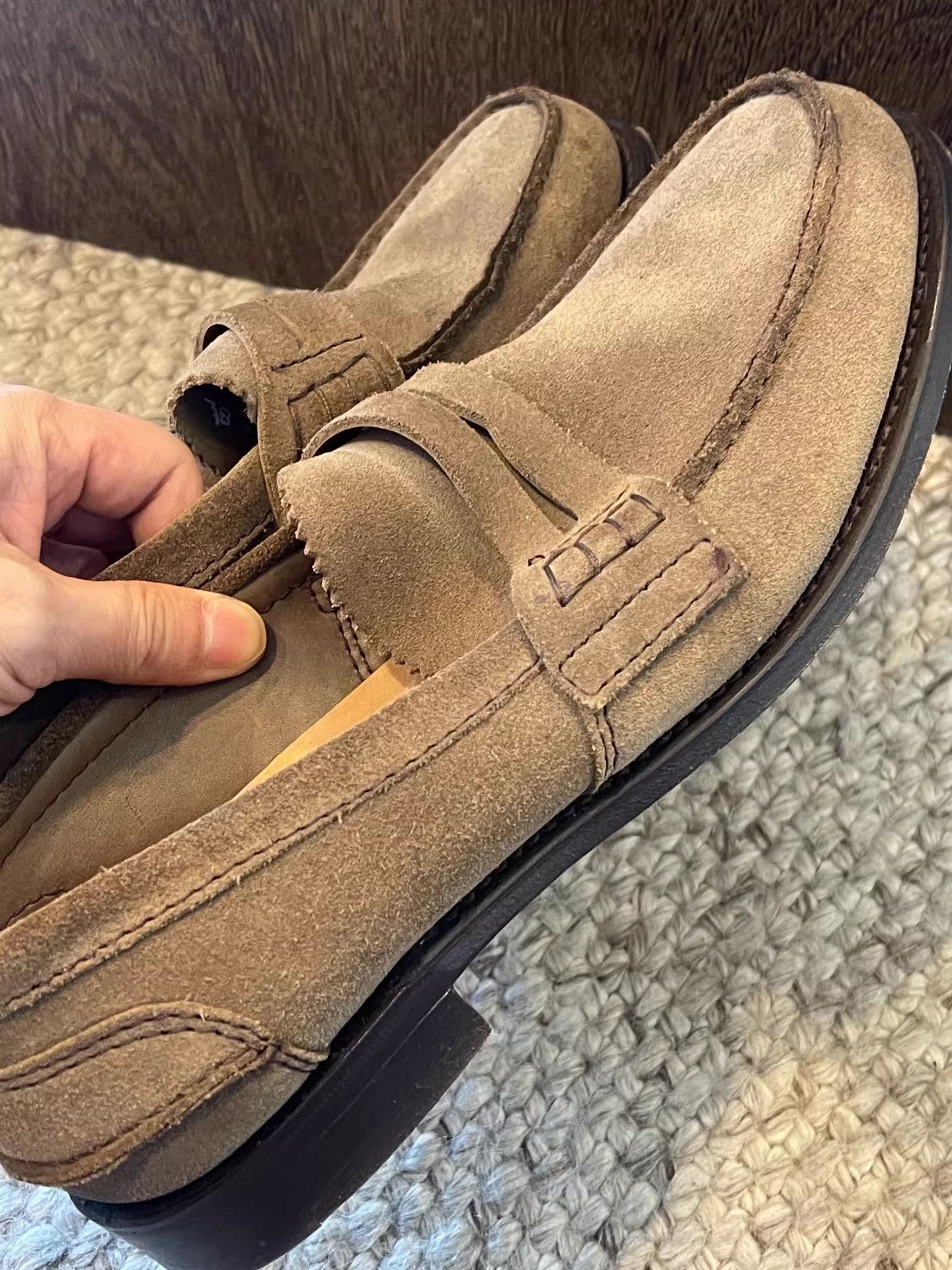 Church's Church's Brown Suede Loafers Size US 10.5 / EU 43-44 - 4 Thumbnail