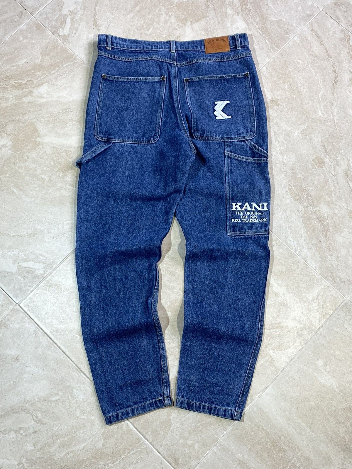 Karl Kani Kani Women's Denim Jeans Workwear Pants Size L Size 32" / US 10 / IT 46 - 1 Thumbnail
