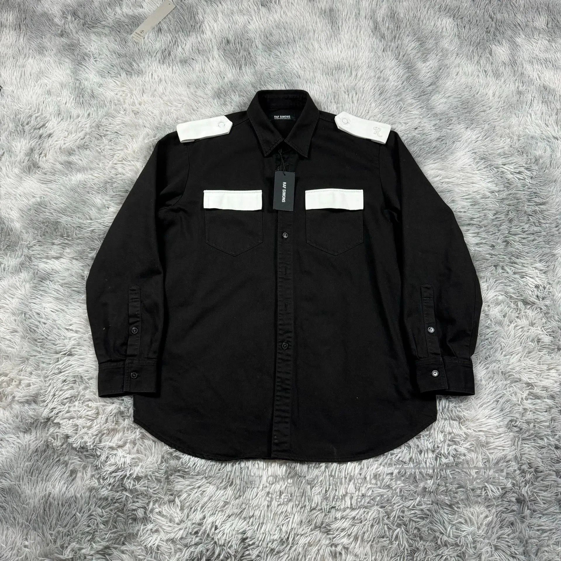 Raf Simons Raf Simons Security leather shirt. Size US L / EU 52-54 / 3 - 1 Thumbnail