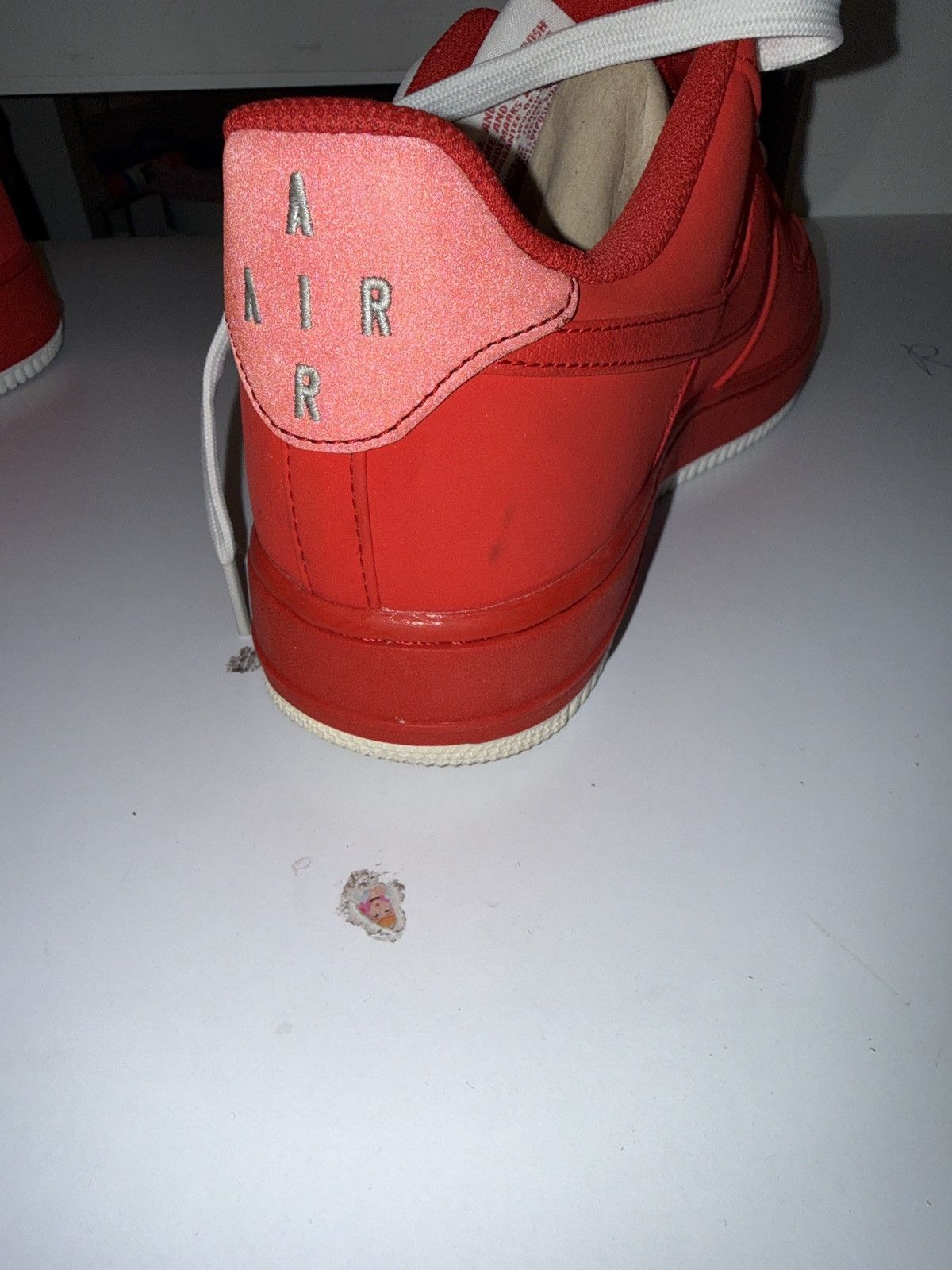 Nike Air Force 1 - red/white Size US 9 / EU 42 - 12 Thumbnail