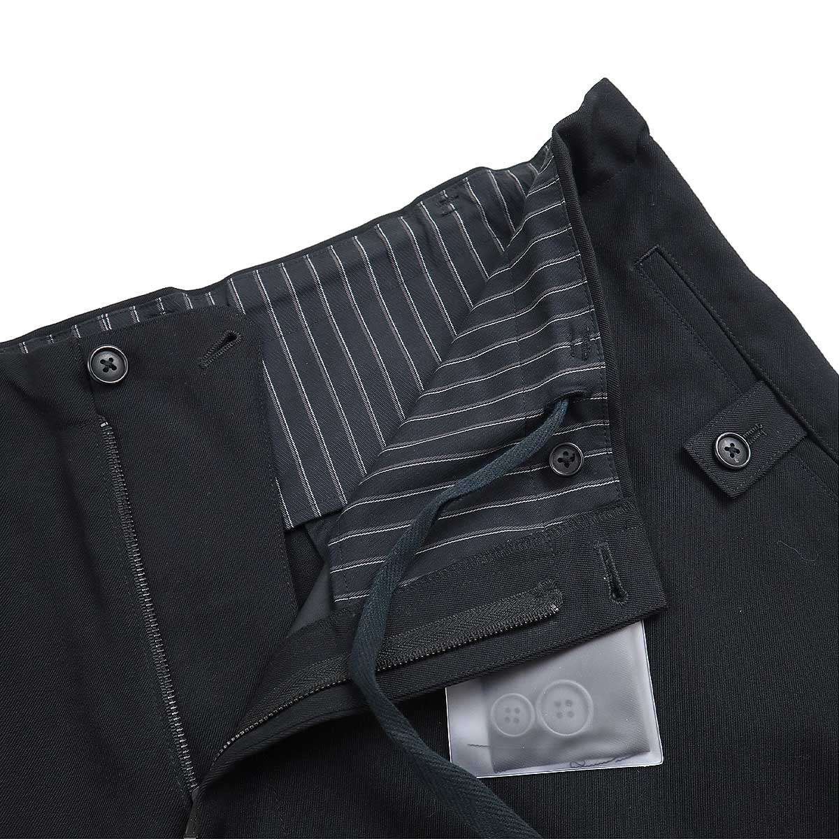 Yohji Yamamoto Yohji Yamamoto Pour Homme Wool Gabardine Tab Pocket Pants Size US 42 / EU 58 - 4 Thumbnail
