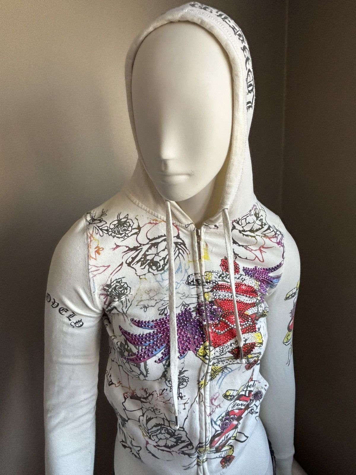 Ed Hardy Cool full tattoo printed zip hoodie Ed Hardy Japanese style Size US XS / EU 42 / 0 - 6 Thumbnail