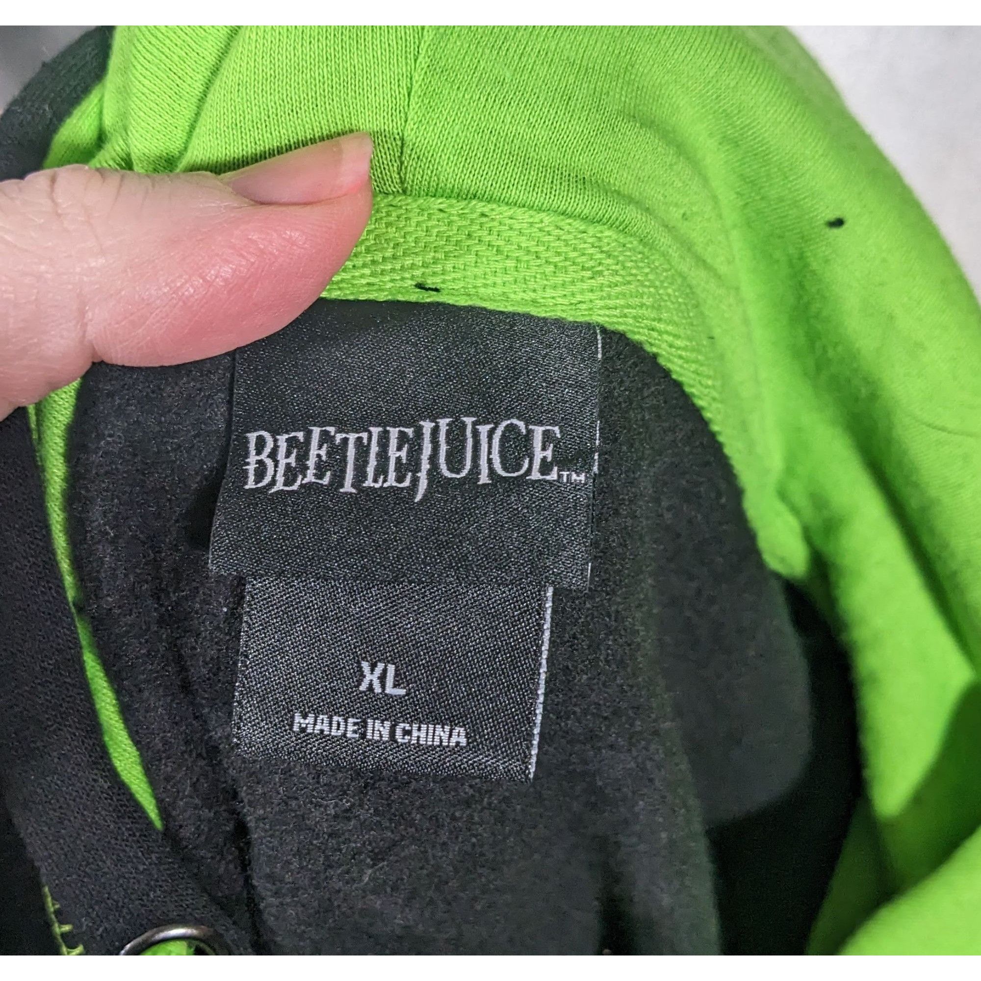 Other Beetlejuice Full Zip Hoodie Size XL / US 12-14 / IT 48-50 - 5 Thumbnail