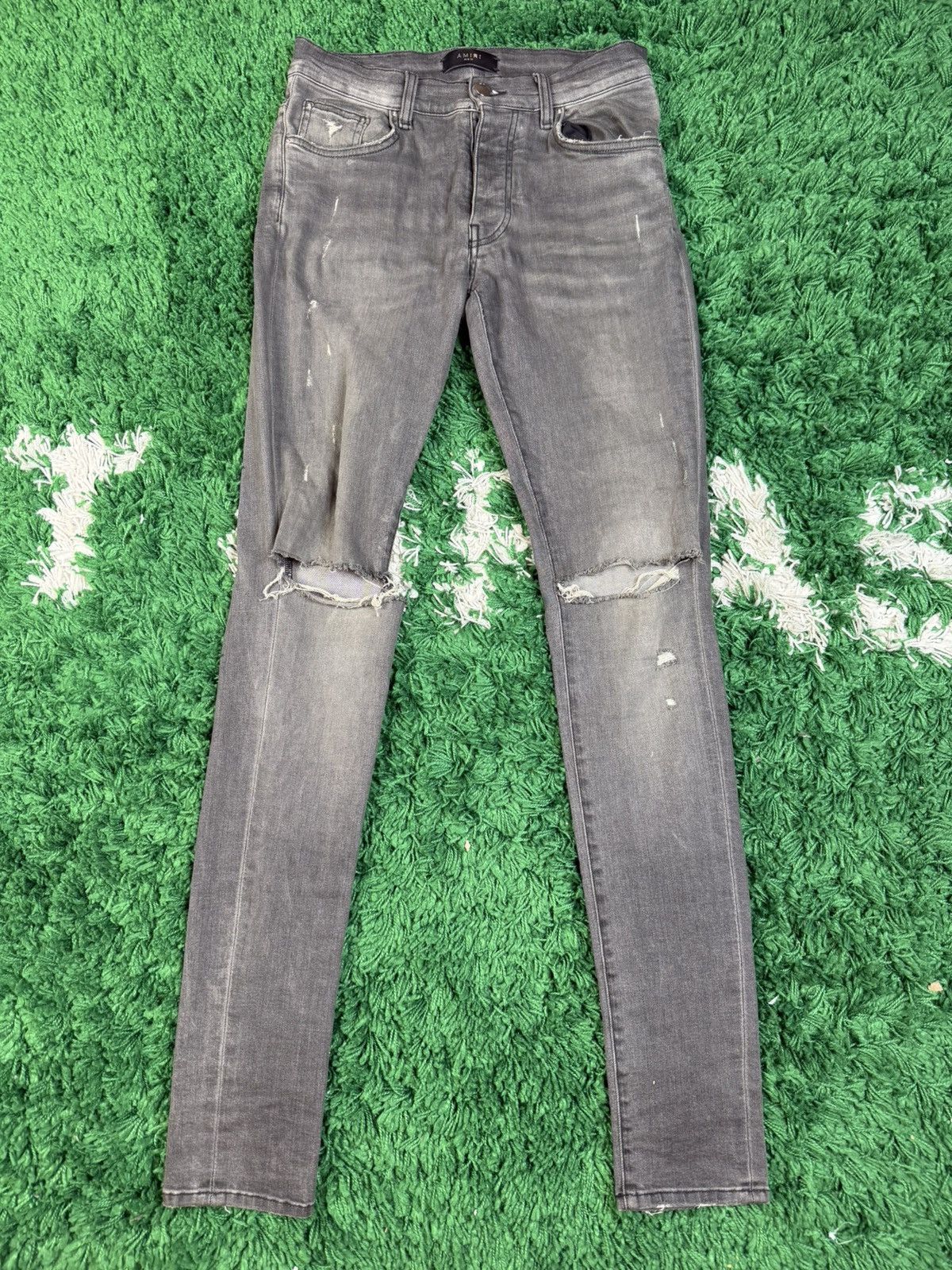 Amiri Amiri Ripped Jeans Size US 29 - 1 Thumbnail