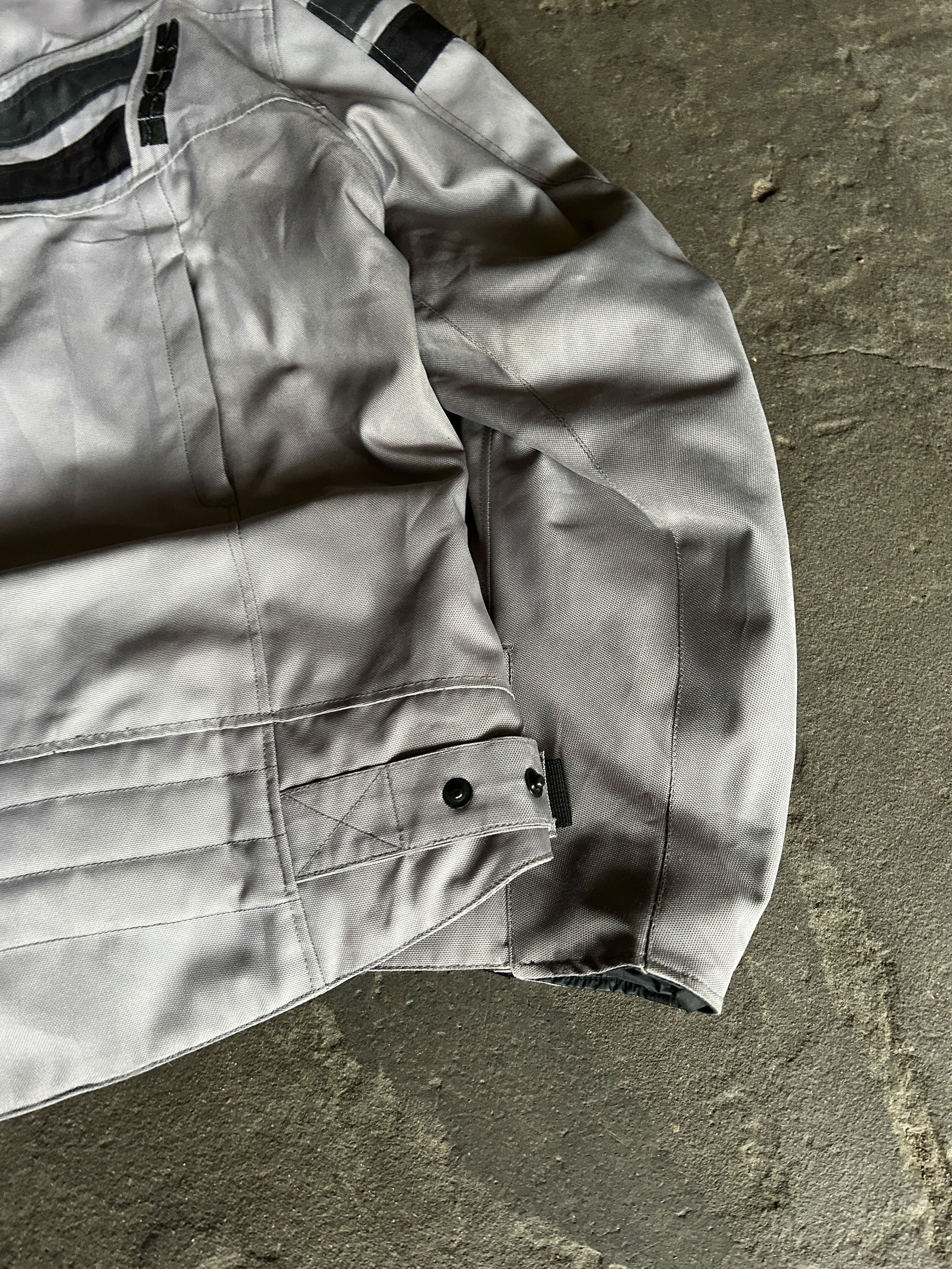 Vintage IXS Silver Grey Motorcycle Racing Jacket Biker Moto Style Size US XL / EU 56 / 4 - 10 Thumbnail