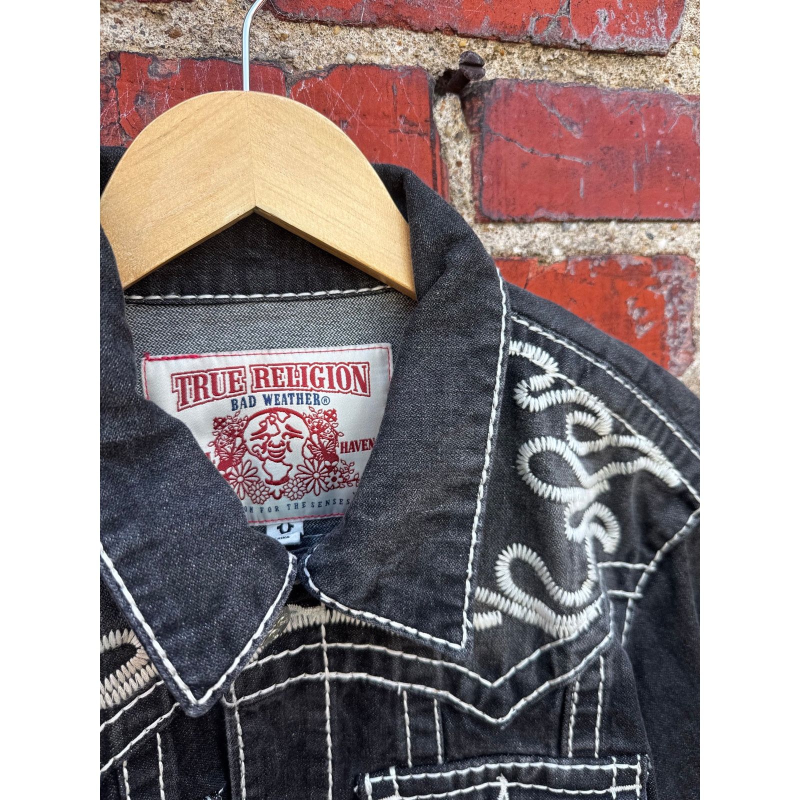 True Religion True Religion Chief Keef Bad Weather Black Denim Jacket Size US M / EU 48-50 / 2 - 5 Thumbnail