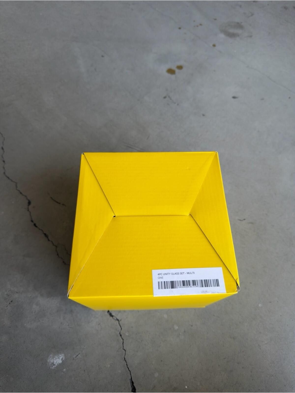 Golf Wang Golf Wang / Gift Logo Square Cardboard Box / Box / Yellow Size ONE SIZE - 4 Thumbnail