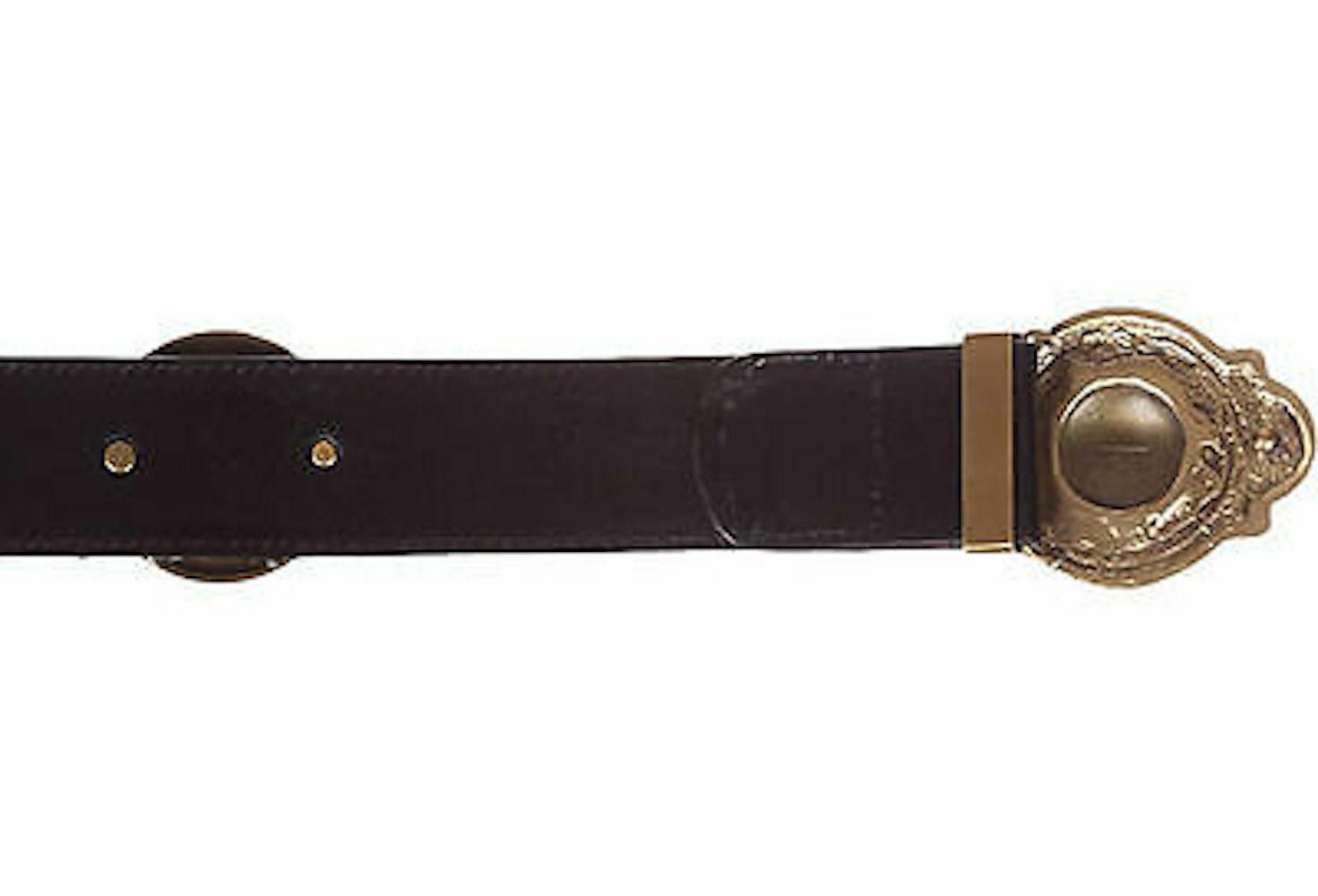 Versace Versace Medusa Zebra Print Leather Belt Size ONE SIZE - 5 Thumbnail