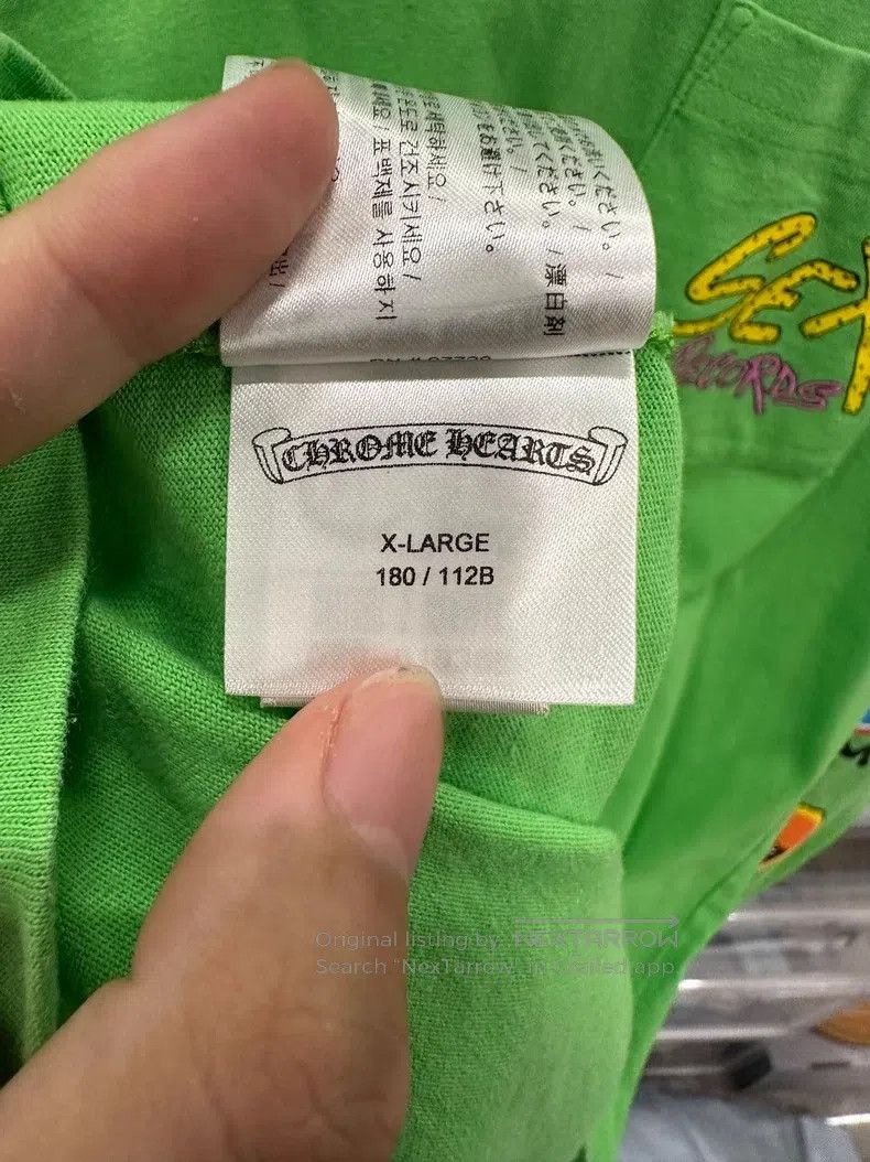 Chrome Hearts CHROME HEARTS Size XL Apple green long sleeve Size US XL / EU 56 / 4 - 6 Thumbnail