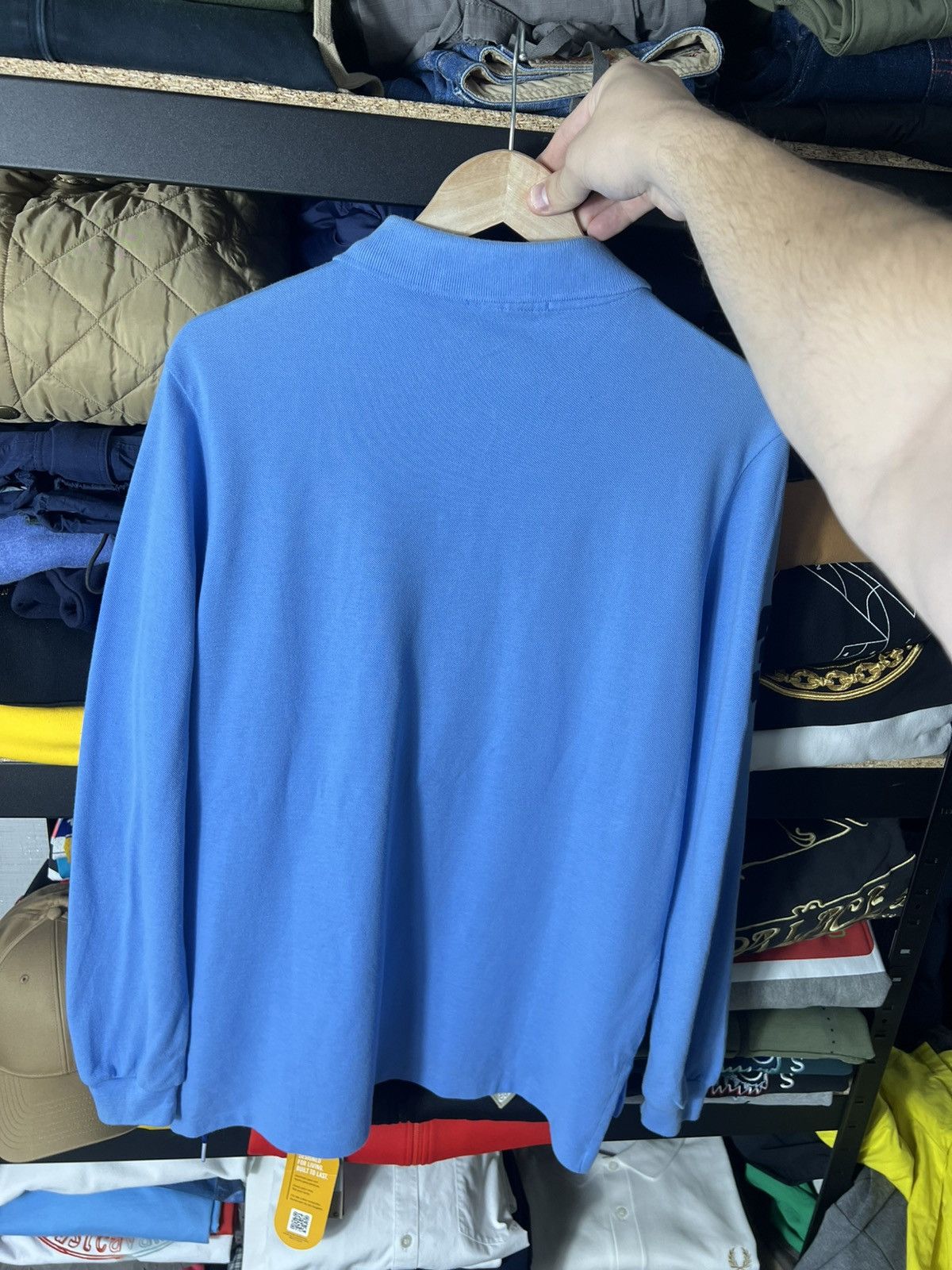 Polo Ralph Lauren 🔥 Polo Ralph Lauren Big Pony Rugby Longsleeve Light Blue Size US XL / EU 56 / 4 - 7 Thumbnail