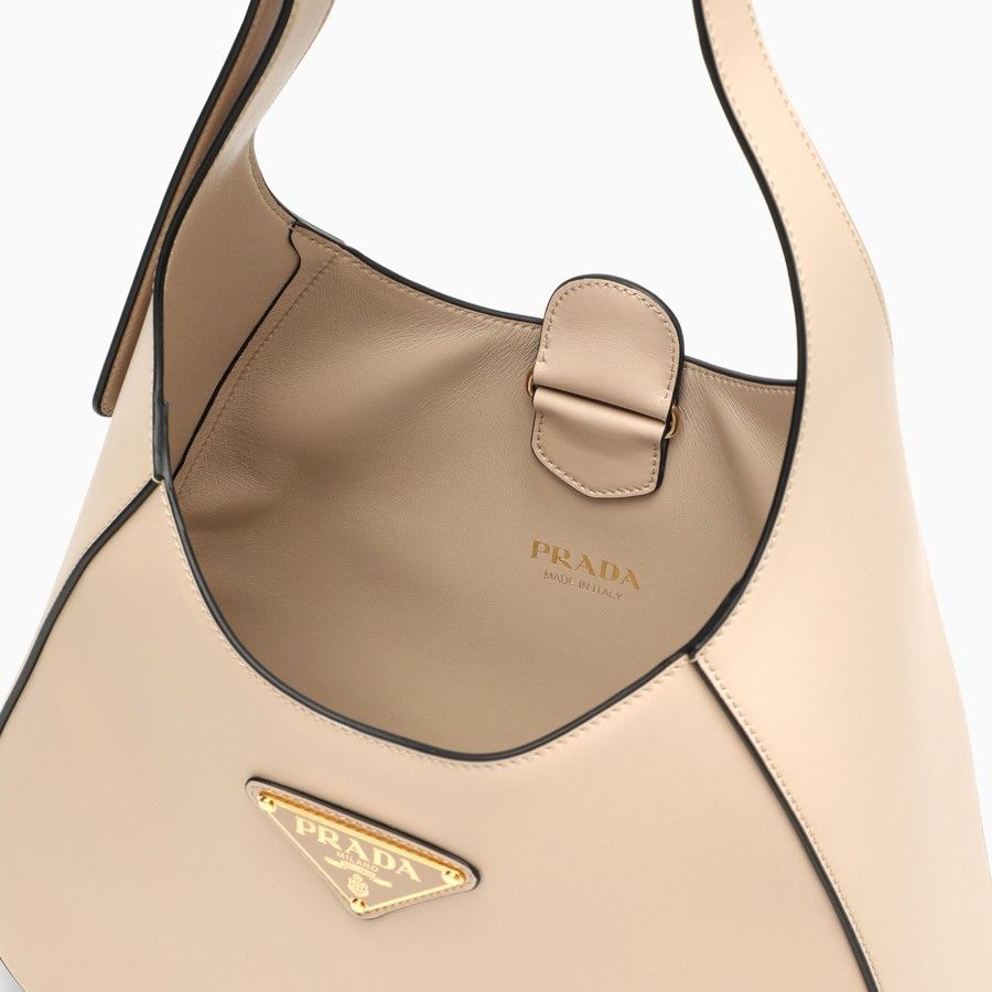 Prada o1d2blof0924 Size : OS / Leather Shoulder Bag In Beige Size ONE SIZE - 4 Thumbnail