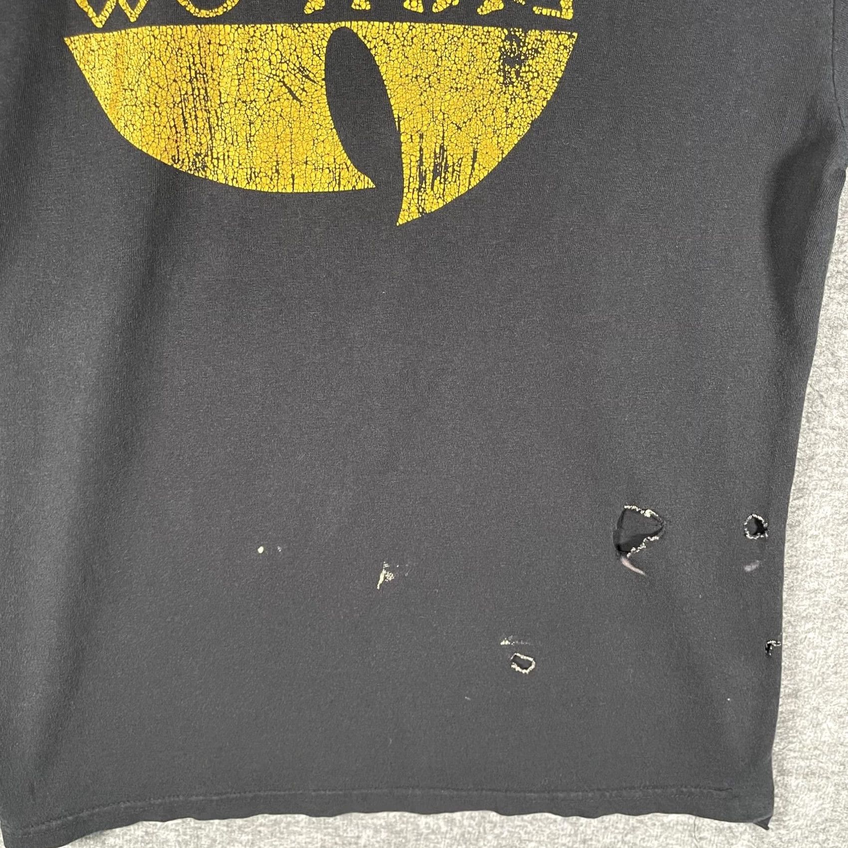 Vintage Wu-Tang Clan Ariarisport Shirt Mens Small Black Hip Hop Graphic Tee Size US S / EU 44-46 / 1 - 6 Thumbnail