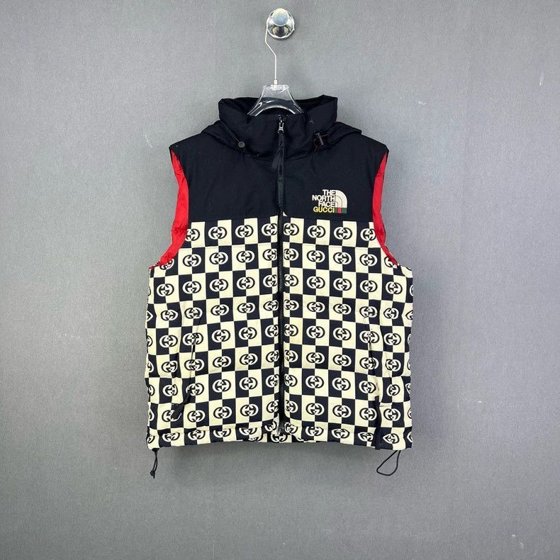 Gucci North Face Checkered Logo Vest-2506 - Main Image