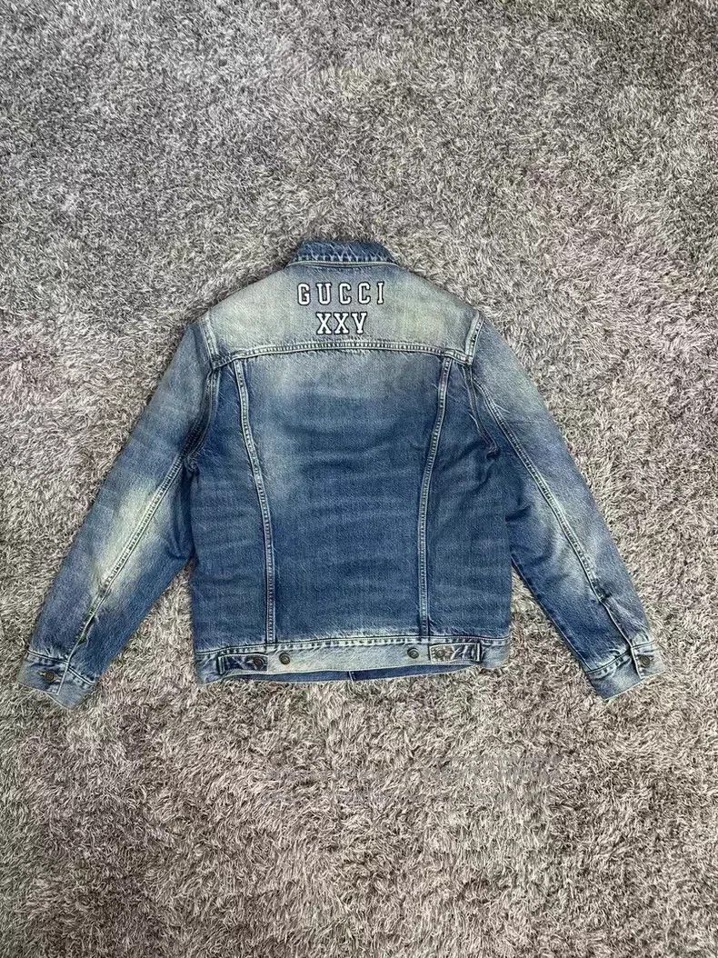 Gucci Gucci Embroidered NY denim jacket Size US XS / EU 42 / 0 - 2 Thumbnail