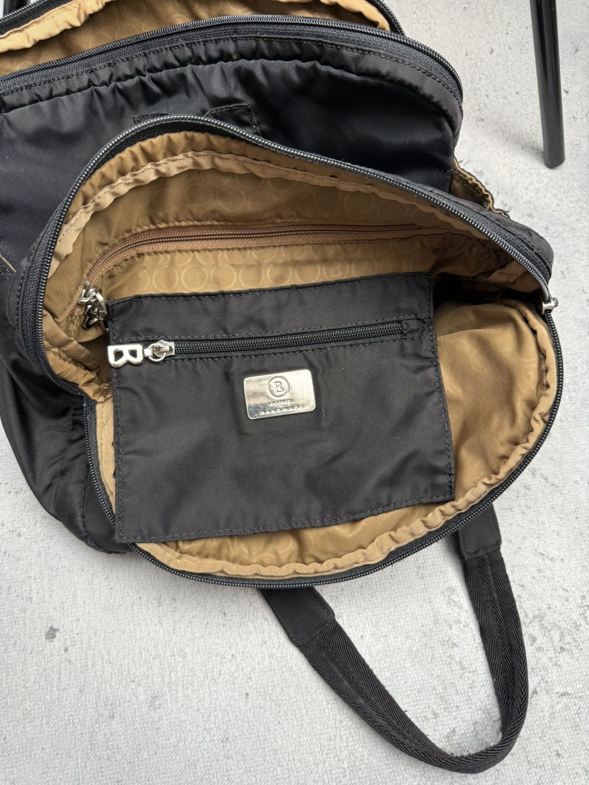 Bogner Vintage Bogner Black Nylon Padded Handbag Tote Shoulder Bag Size ONE SIZE - 13 Thumbnail