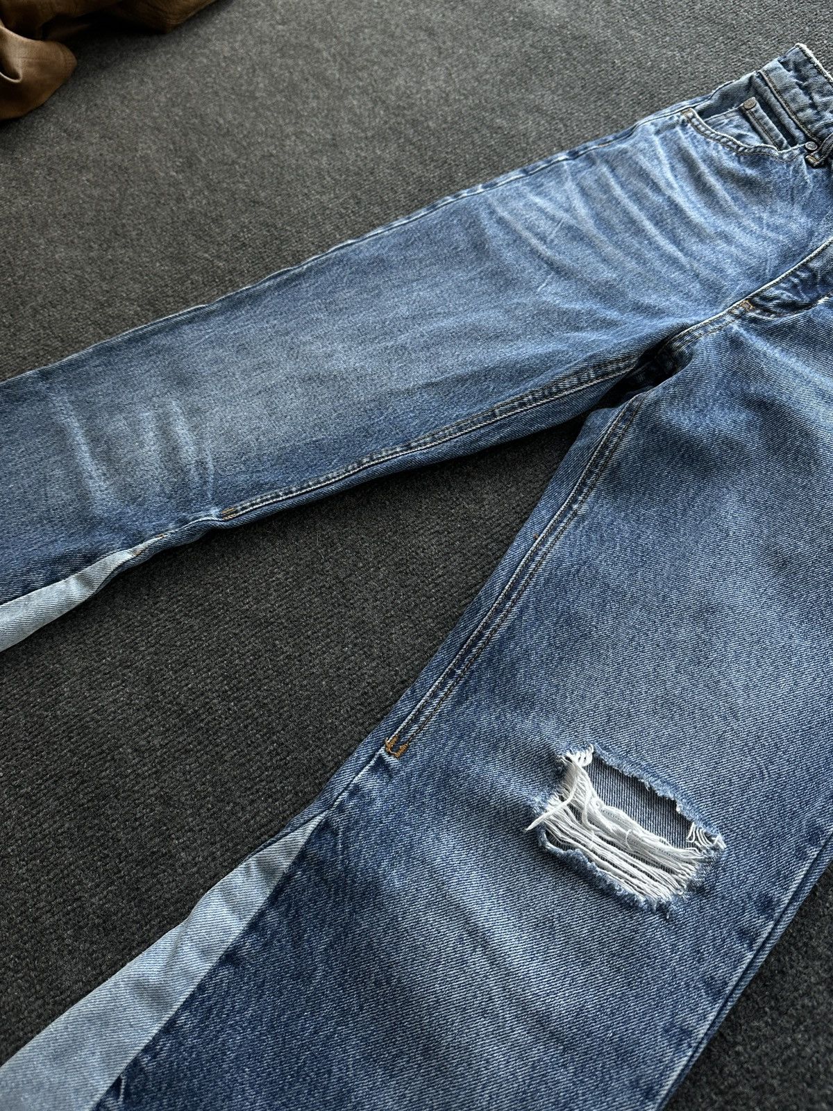 Sandro FLARED BOOTCUT 🚨 SANDRO WOMEN RARE BLUE DENIM PANTS Size 26" / US 2 / IT 38 - 5 Thumbnail