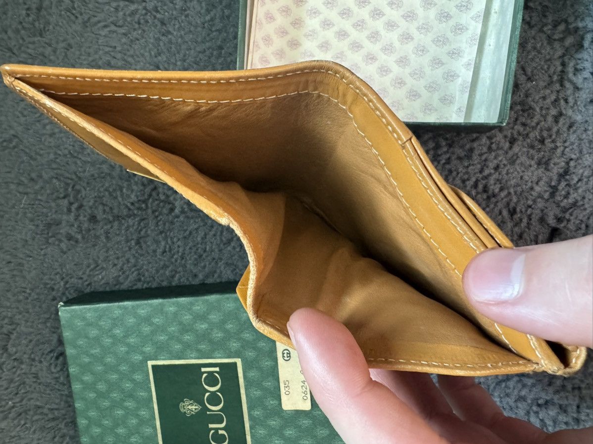 Gucci Gucci Micro GG Supreme interlocking clasp bifold wallet Size ONE SIZE - 5 Thumbnail
