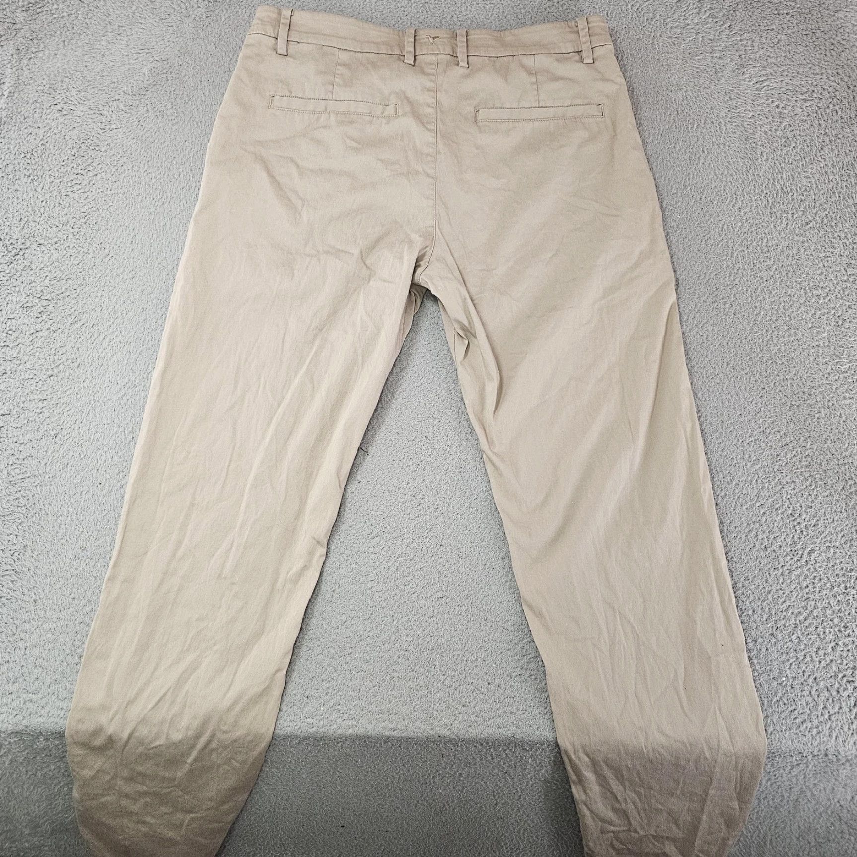 Vintage Birddogs Pants Mens 34x32 Chino Slim Built-in Liner Comfort Casual Khaki Beige 5-Pocket Pockets Zip Fly Logo Mens Size US 34 / EU 50 - 7 Thumbnail