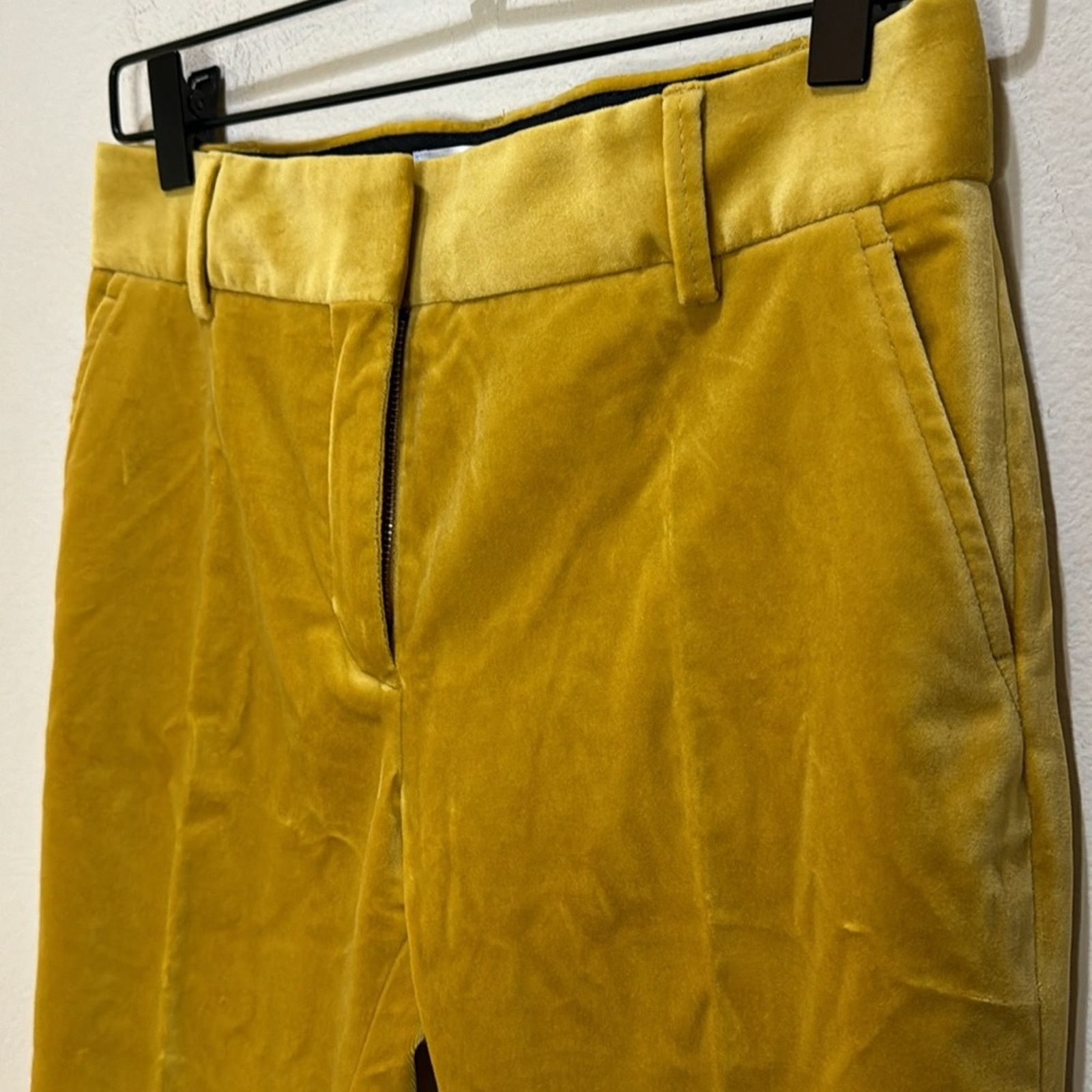 Frame Frame Le Crop Mini Boot Velveteen Trouser - Mustard Size 00 Size 24" / US 00 / IT 34 - 3 Thumbnail