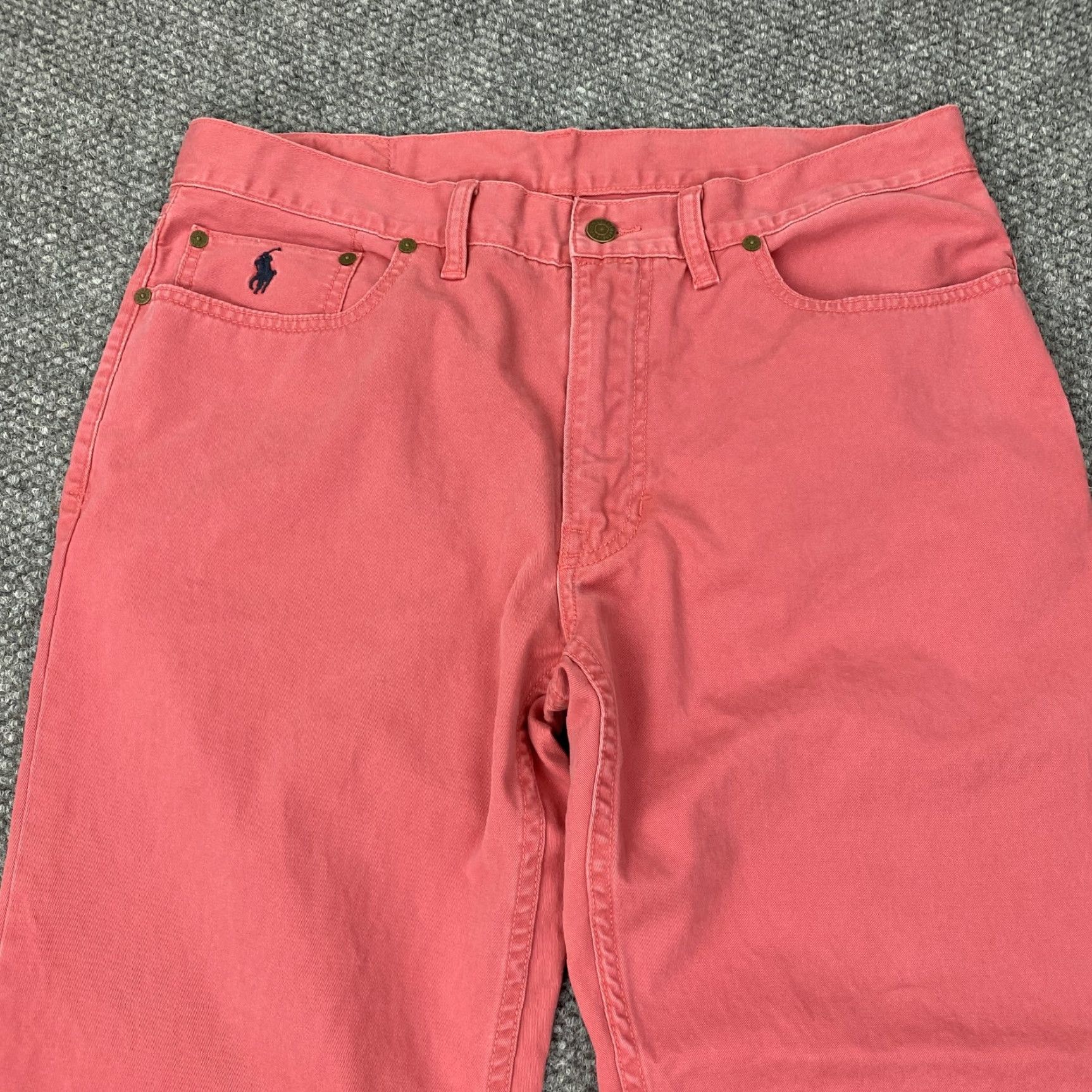 Polo Ralph Lauren VINTAGE Polo Ralph Lauren Pants Mens 34 Casual Cotton Pink Straight Leg 90s Preppy Mens Size US S / EU 44-46 / 1 - 2 Thumbnail
