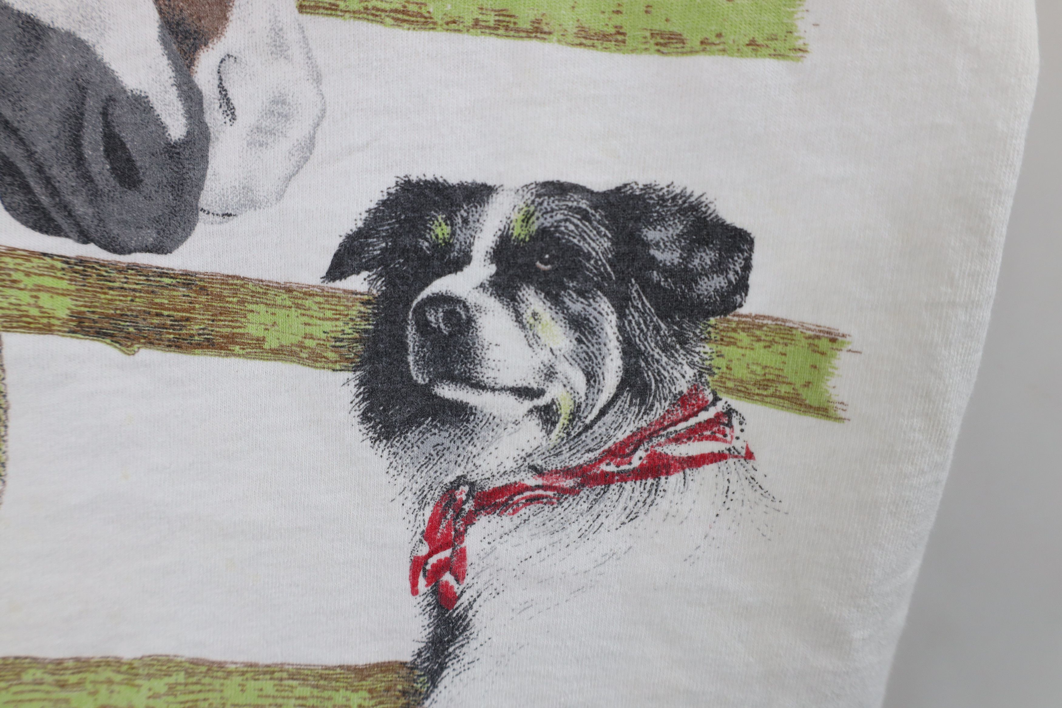 Vintage Vintage 90s Streetwear Horse Dog Short Sleeve T-Shirt USA Size M / US 6-8 / IT 42-44 - 7 Thumbnail