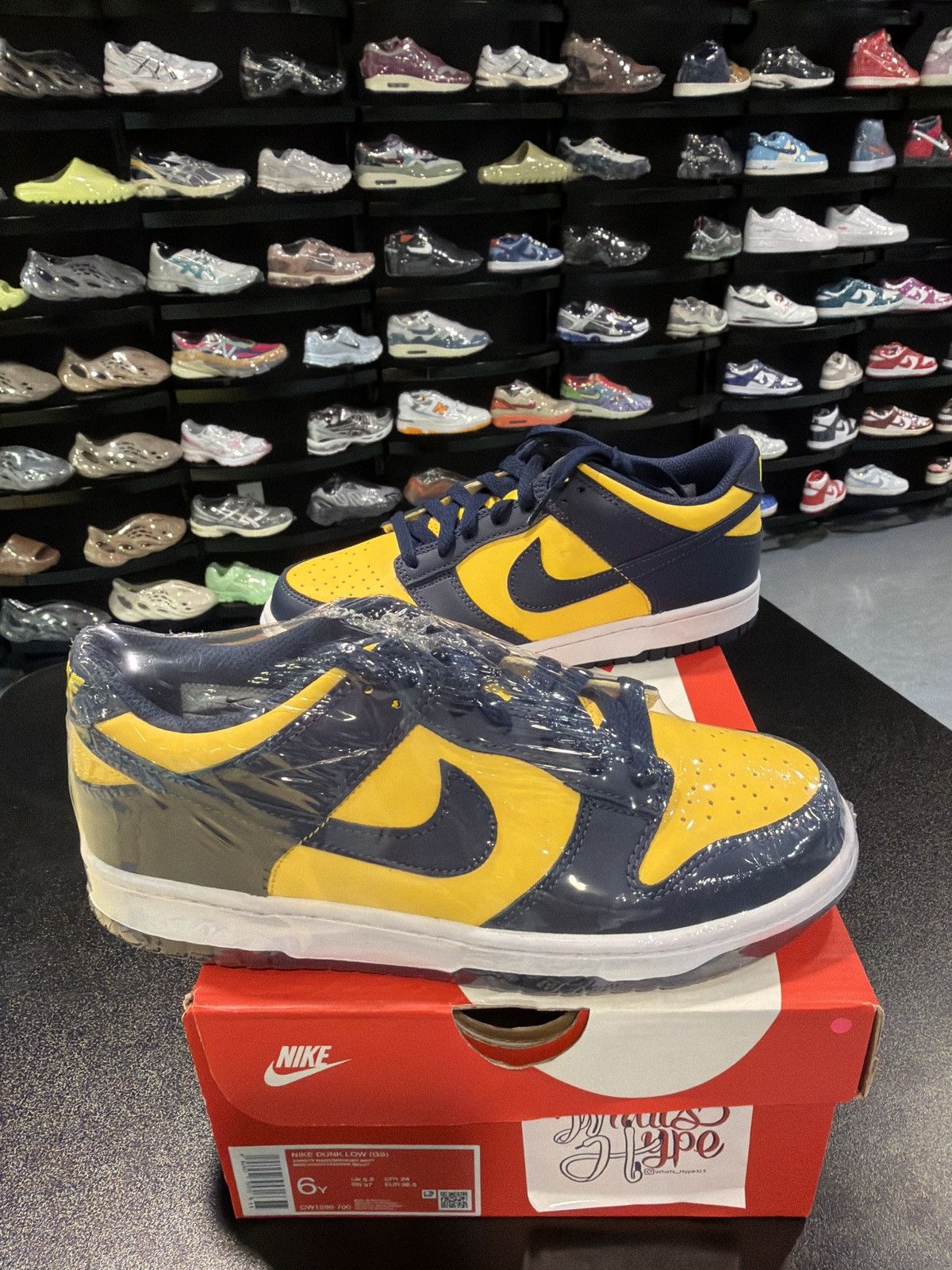 Dunk Low Michigan Size-6Y Brand New Quick Shipping