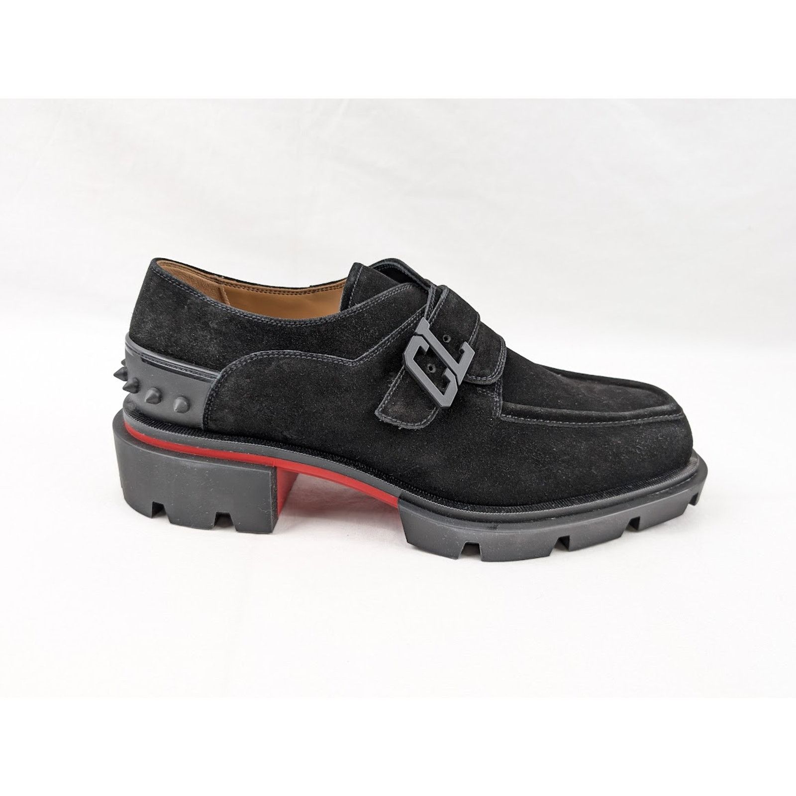 Christian Louboutin o1rshd1 Our Georges Flat Shoes in Black Size US 12 / EU 45 - 2 Thumbnail