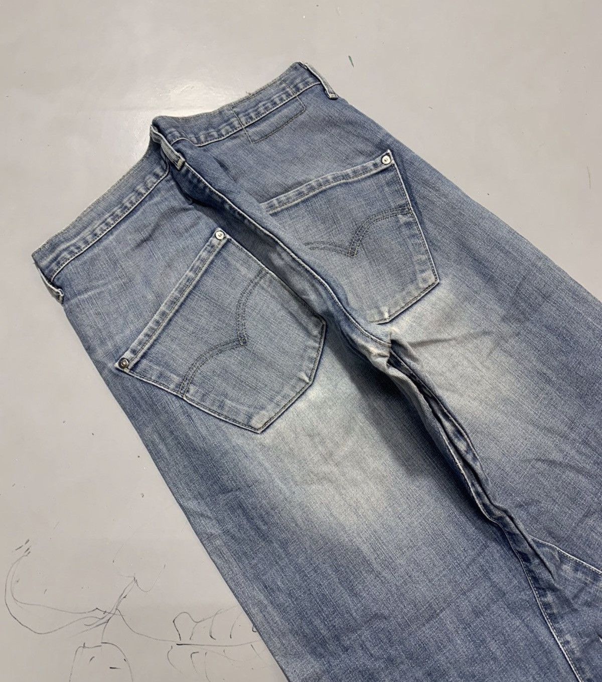 Levi's Vintage Levi’s engineer jeans denim Size US 32 / EU 48 - 3 Thumbnail