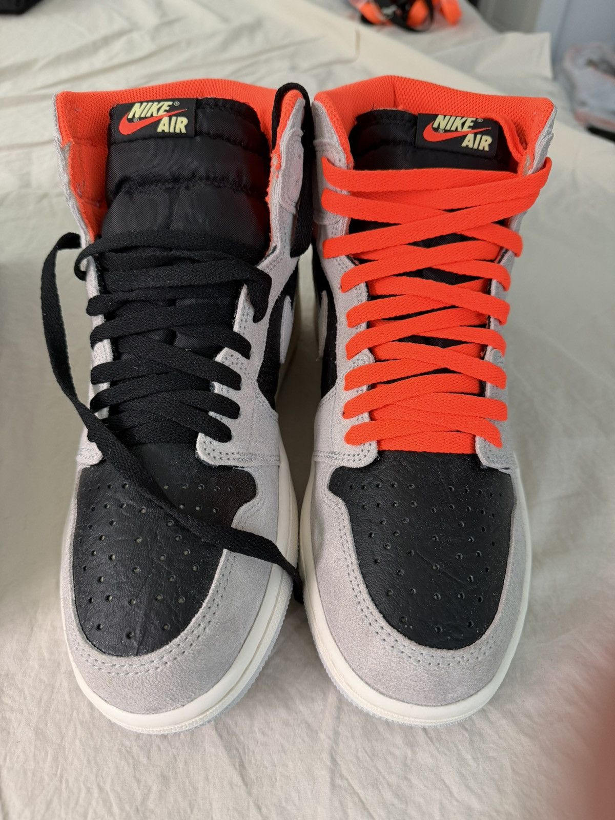 Nike Nike Jordan 1 High Hyper Crimson Neutral Grey spiderman Size US 9.5 / EU 42-43 - 1 Thumbnail